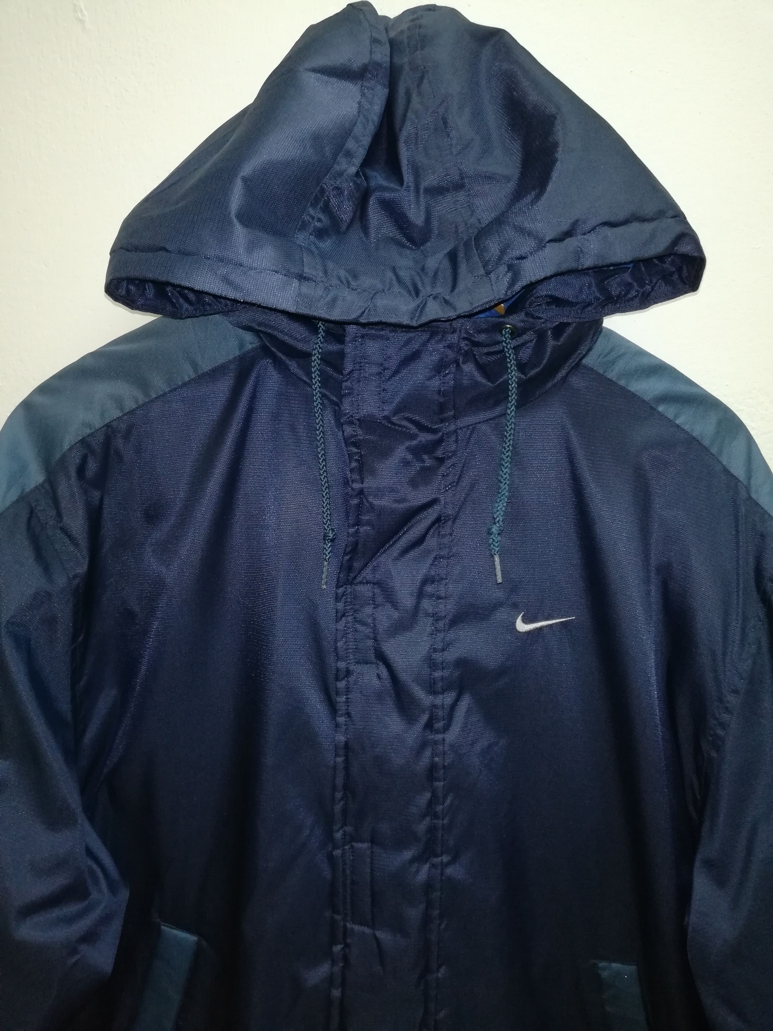 Nike Vintage🔥 Nike Long Jacket winter blue colour (c24) Size US XL / EU 56 / 4 - 2 Thumbnail