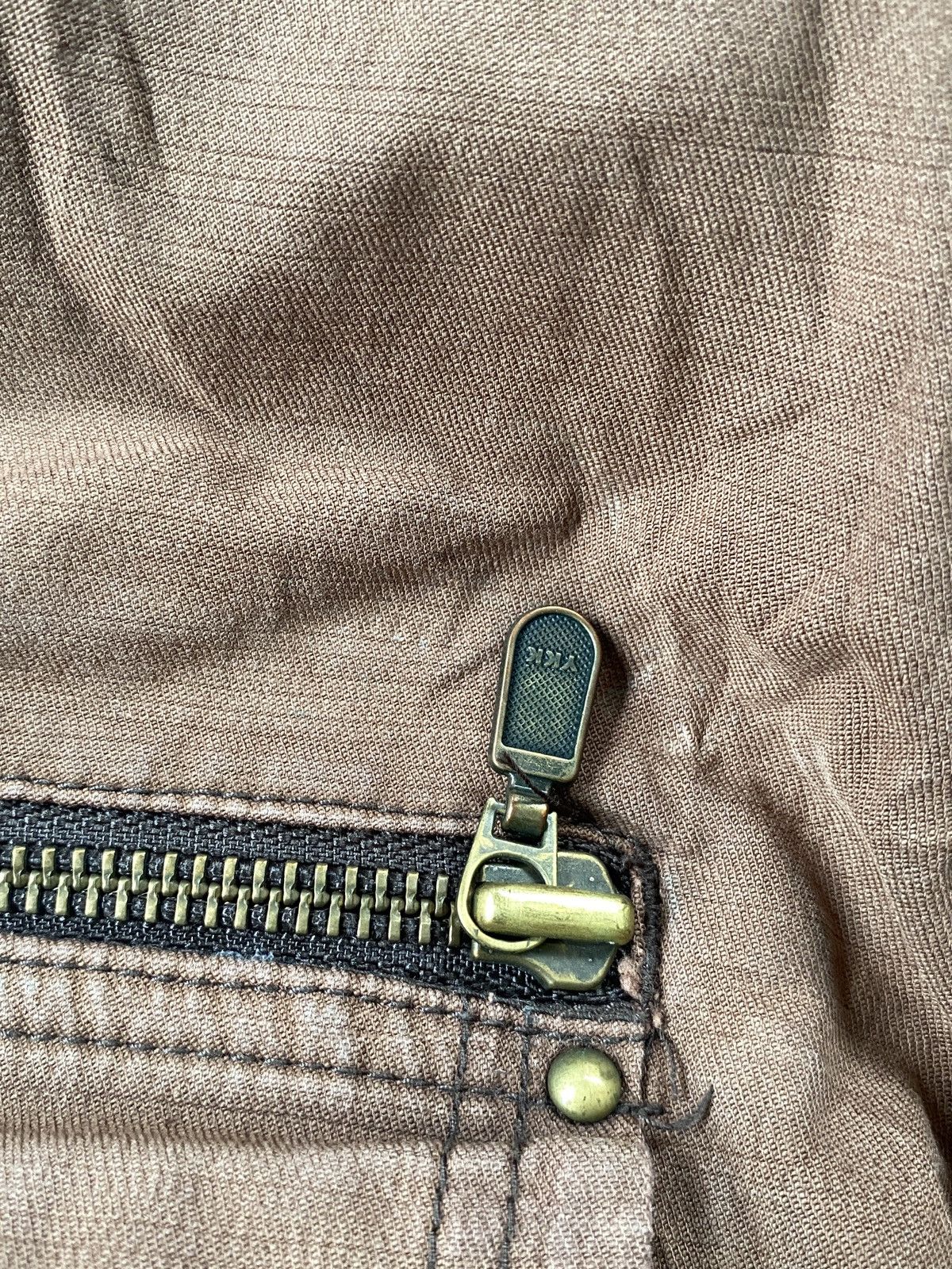 Other 🔥RARE 🔥Klein Plus Homme dual tone Distressed Cargo pant Size US 31 - 18 Thumbnail