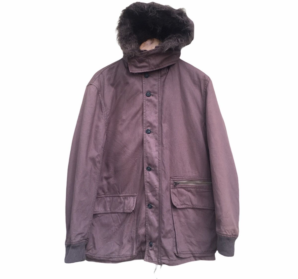 Japanese Brand × PPFM PPFM Heavy Jacket With Fur Hooded Size US M / EU 48-50 / 2 - 1 Thumbnail