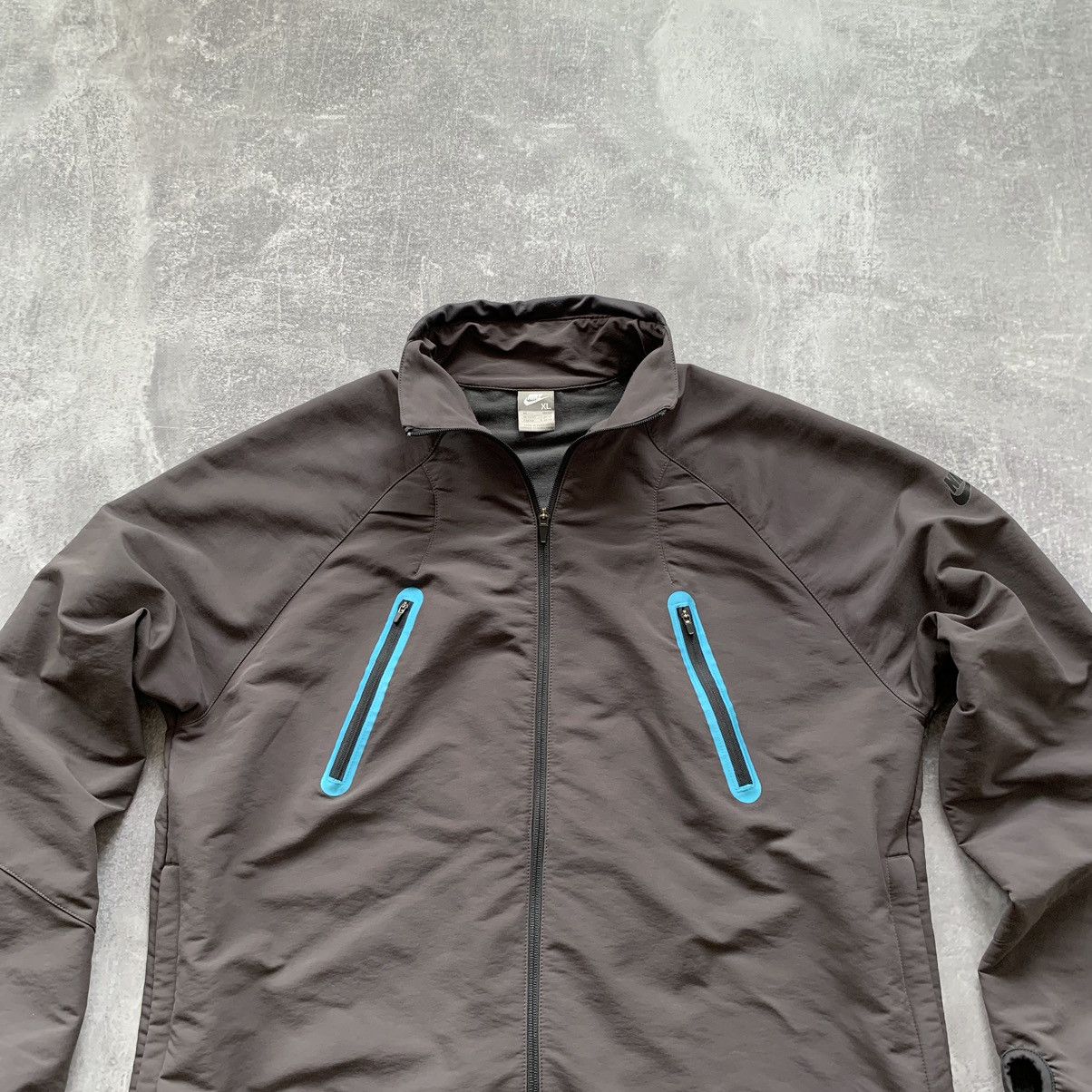 Nike 2000ʼs Nike Tn+ SoftShell Grey Jacket Size US XL / EU 56 / 4 - 7 Thumbnail