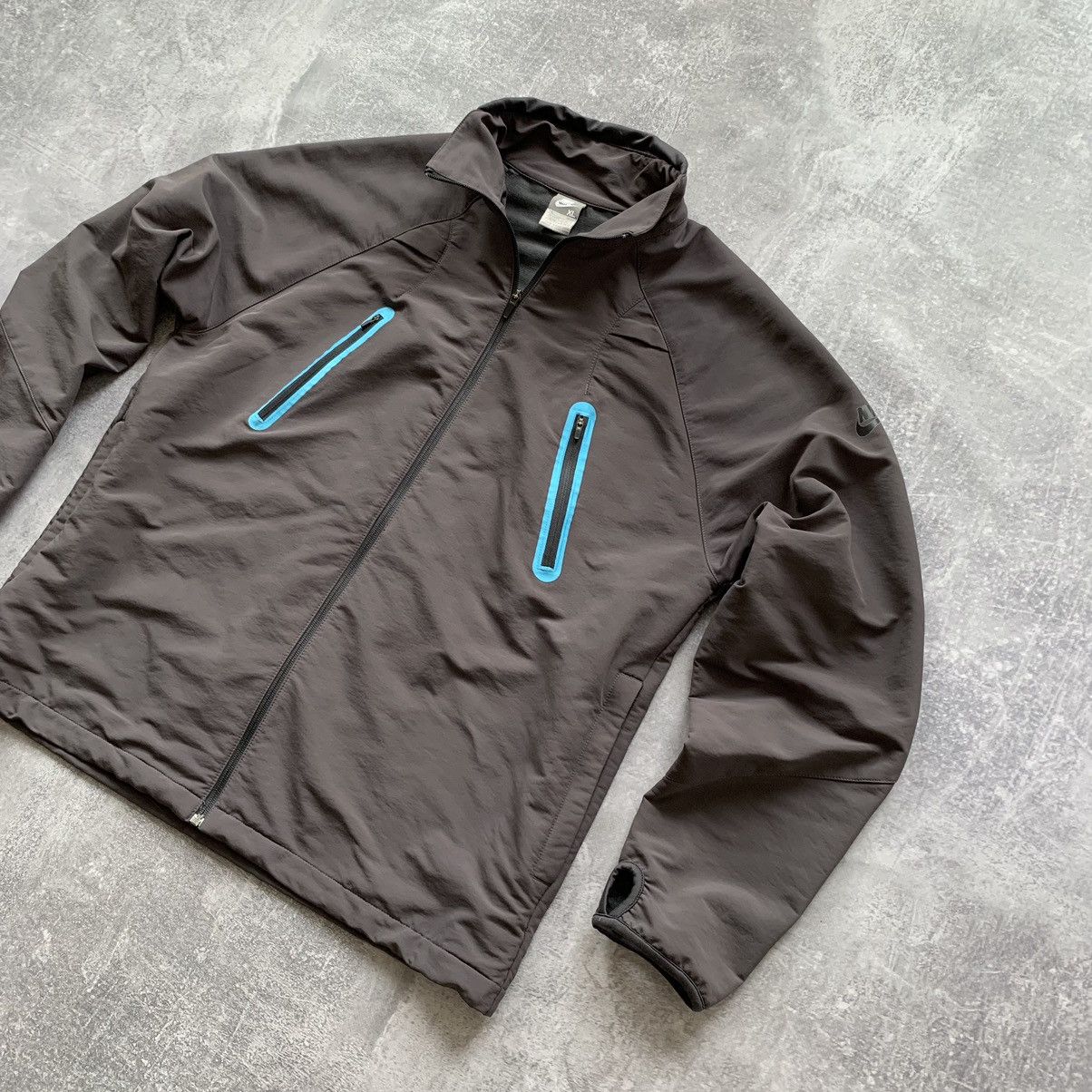 Nike 2000ʼs Nike Tn+ SoftShell Grey Jacket Size US XL / EU 56 / 4 - 2 Thumbnail