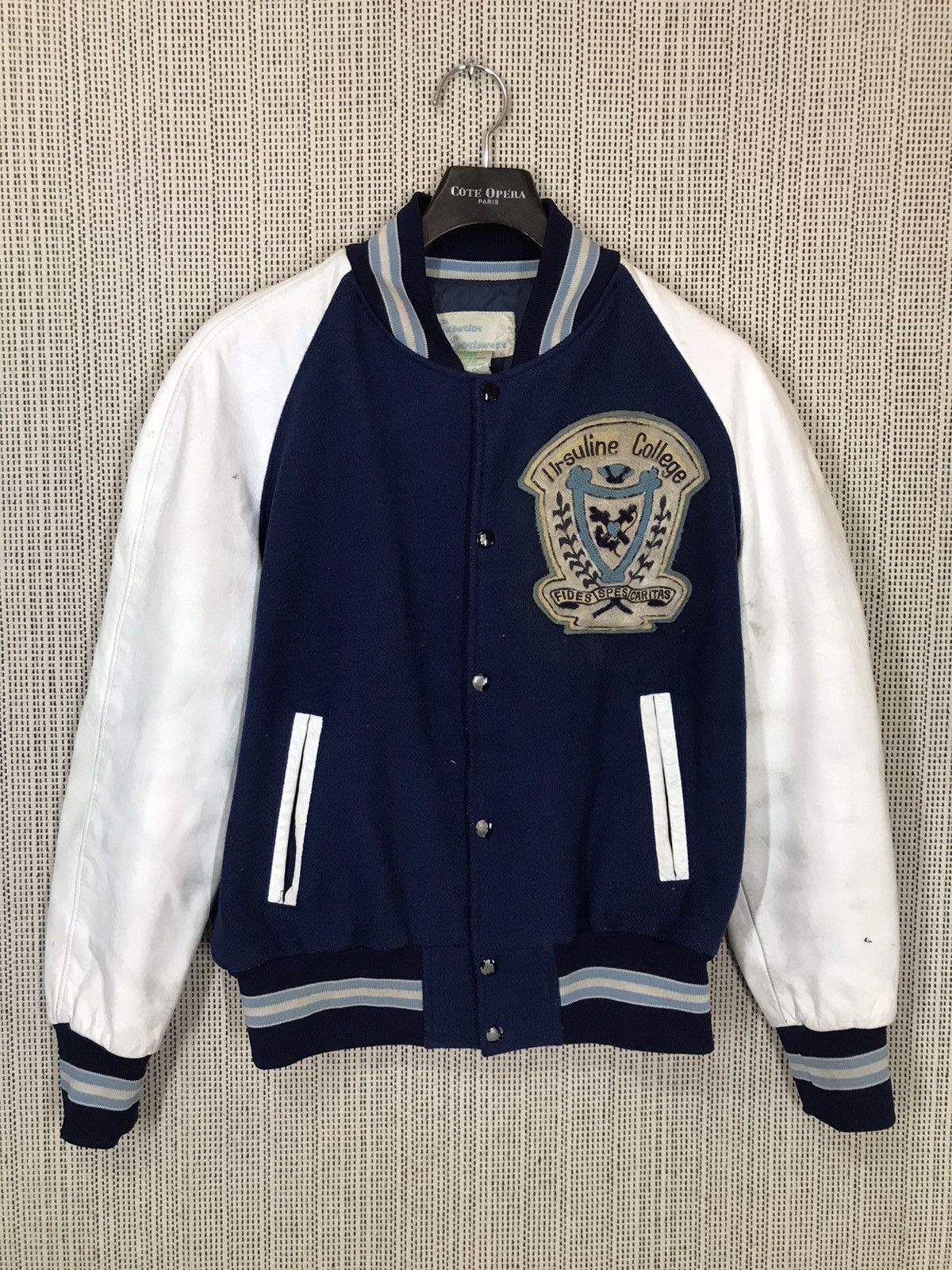 Vintage ‼️VINTAGE URSULINE COLLEGE VARSITY JACKET WOOL VERY RARE‼️ Size US M / EU 48-50 / 2 - 2 Thumbnail