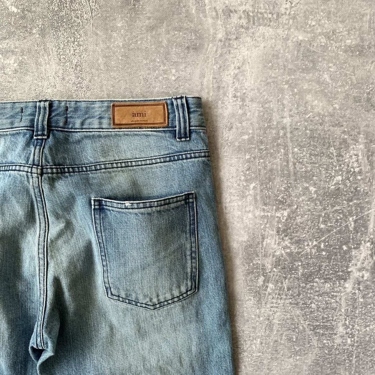 AMI AMI Washed Denim Skinny Pants Size US 31 - 7 Thumbnail