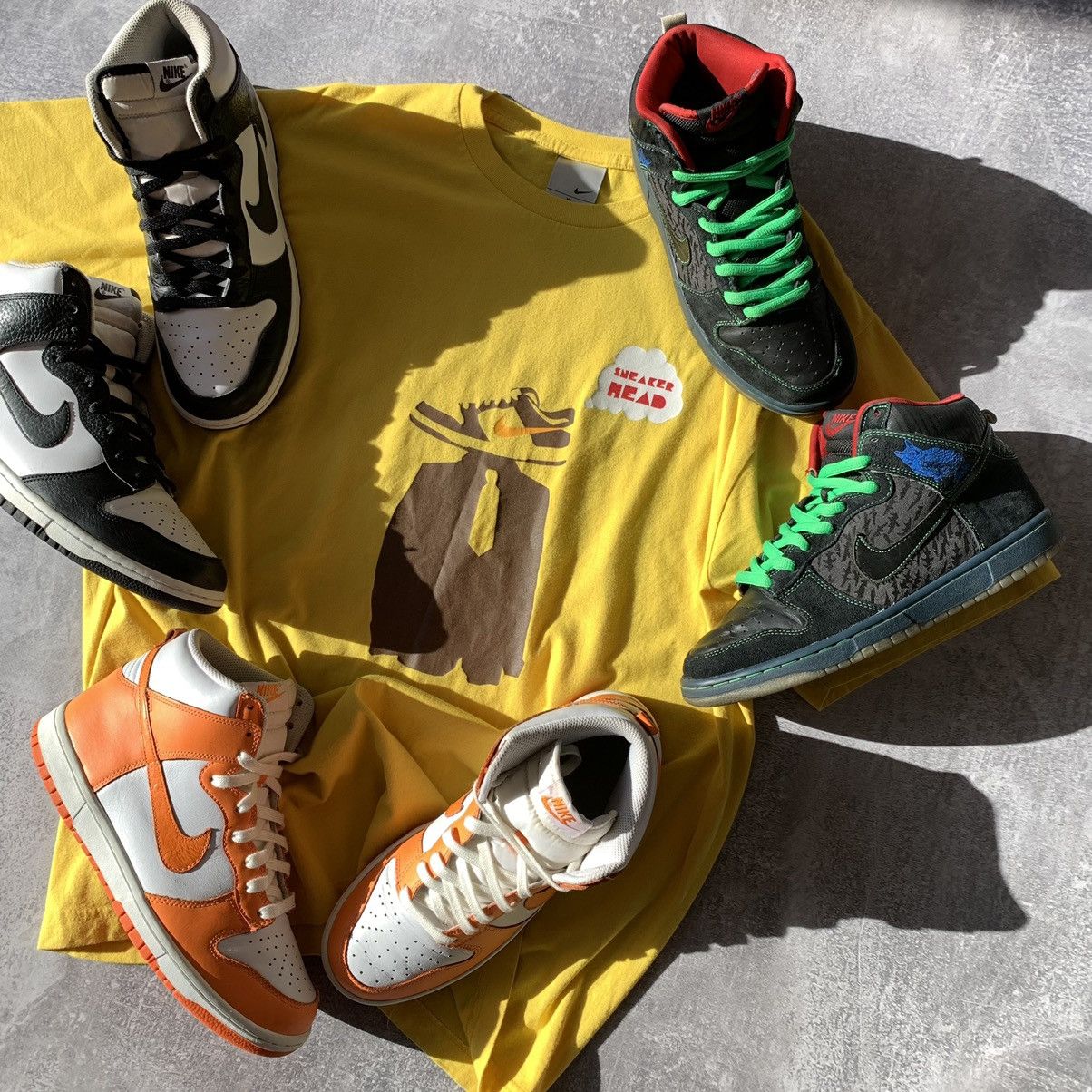 Jordan Brand Nike Sneaker Head Dunk Low Light Mesa T-Shirt Size US XL / EU 56 / 4 - 2 Thumbnail