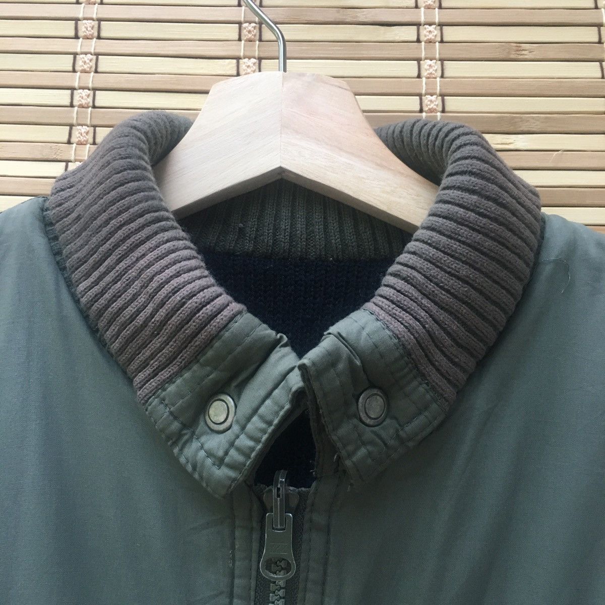 Japanese Brand Nice Design Reversible Knit Bomber Size US M / EU 48-50 / 2 - 7 Thumbnail