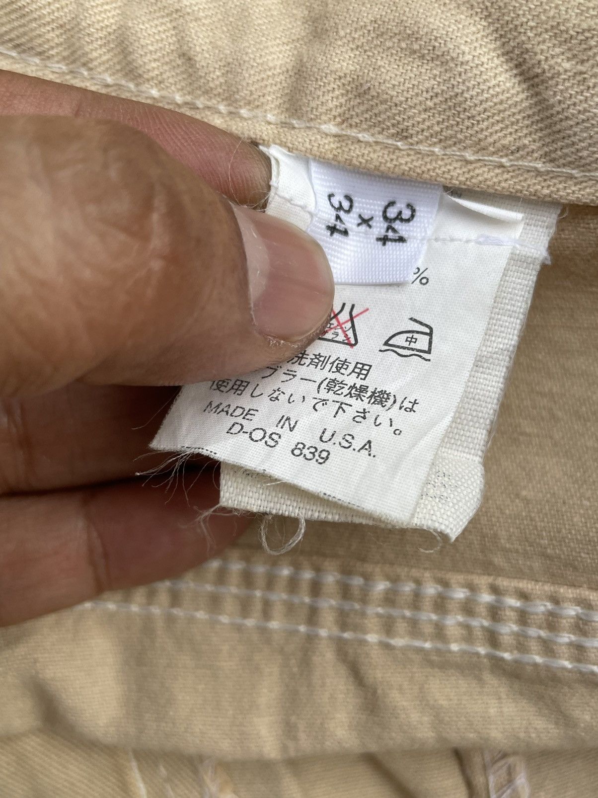 Dickies × Vintage Vintage 70’s Dickies Work Denim Size US 32 / EU 48 - 10 Thumbnail
