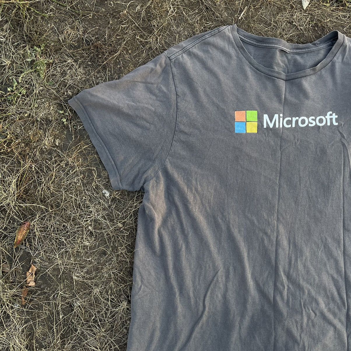 Vintage Vintage Y2K Microsoft Faded Graphic Logo Tee Streetwear M Size US M / EU 48-50 / 2 - 3 Thumbnail