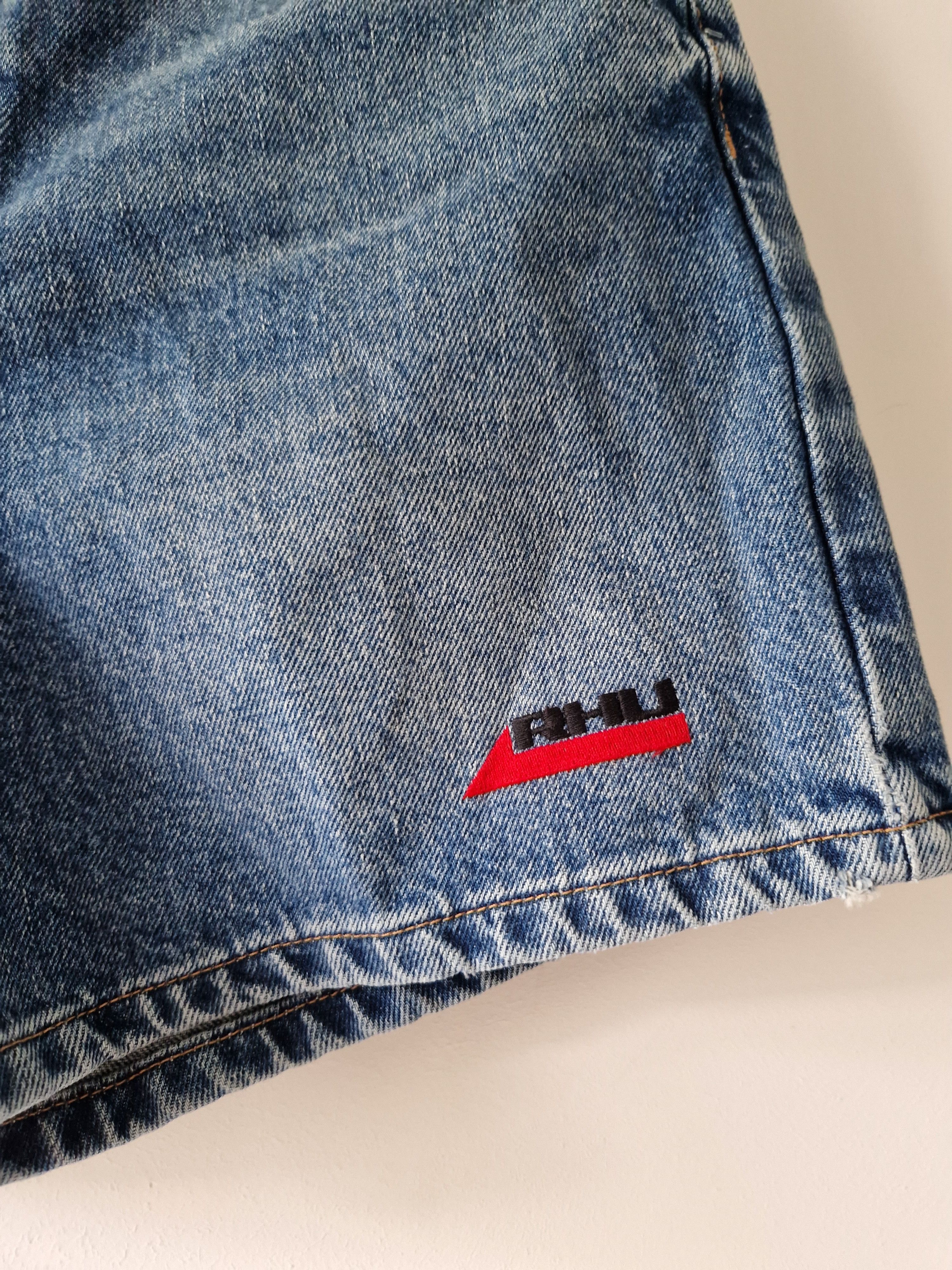 Rhude × Zara Dark Denim Shorts Rhude x Zara Rhuigi Size US 31 - 2 Thumbnail