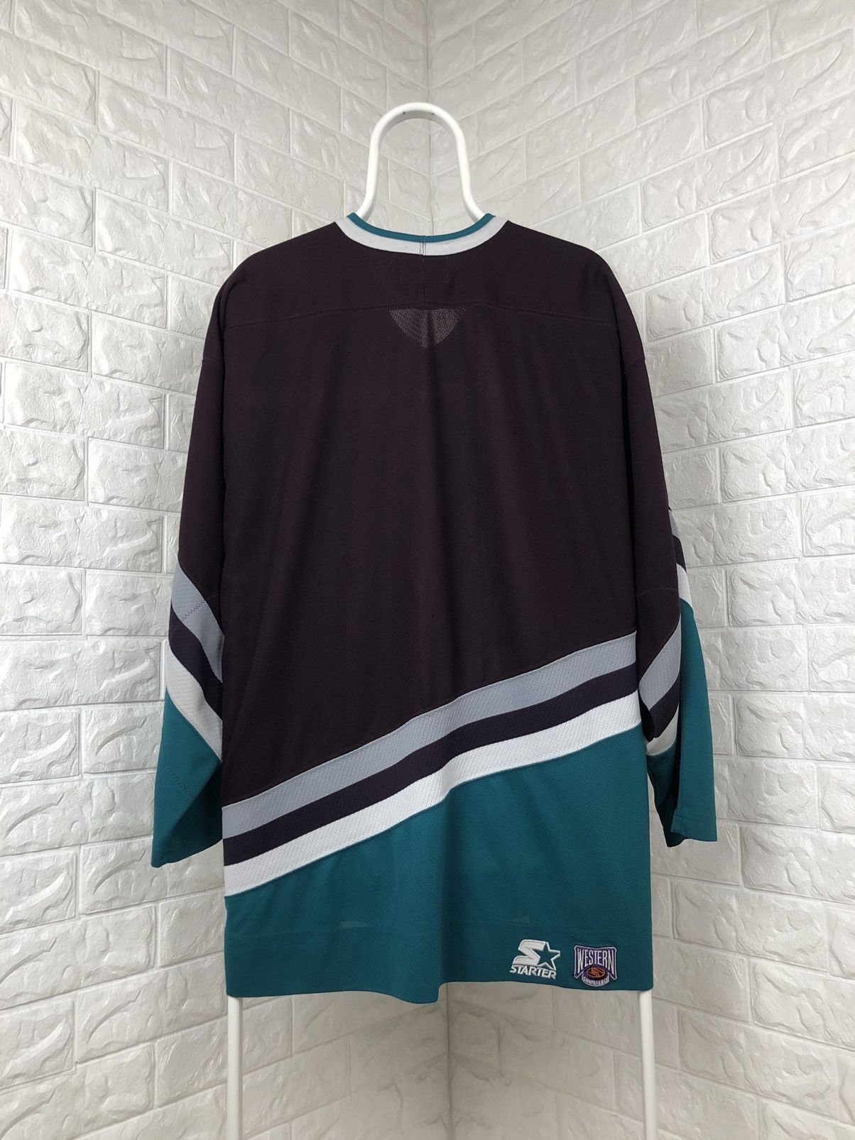 NHL × Starter Vintage Mighty Ducks Hockey Jersey NHL Size US XL / EU 56 / 4 - 3 Thumbnail
