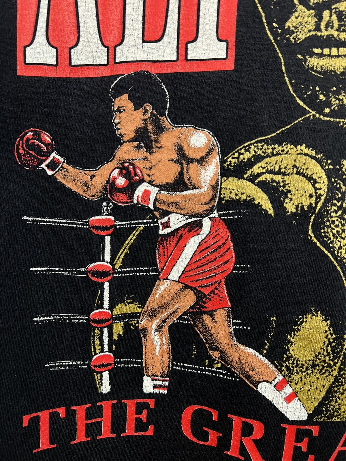 Nutmeg × Vintage Vintage Muhammad Ali Nutmeg The Greatest Faded Tshirt Size US M / EU 48-50 / 2 - 7 Thumbnail