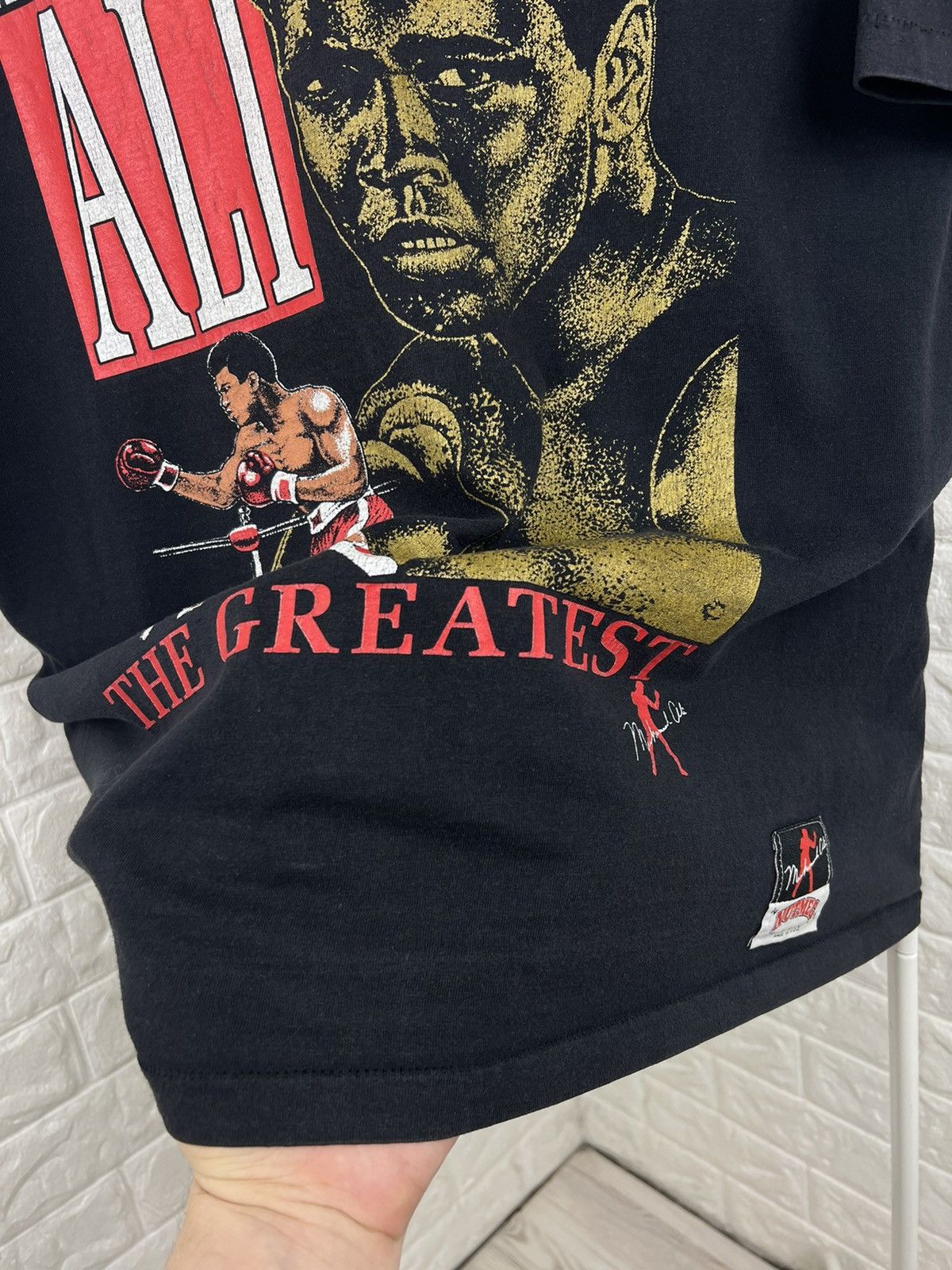 Nutmeg × Vintage Vintage Muhammad Ali Nutmeg The Greatest Faded Tshirt Size US M / EU 48-50 / 2 - 8 Thumbnail