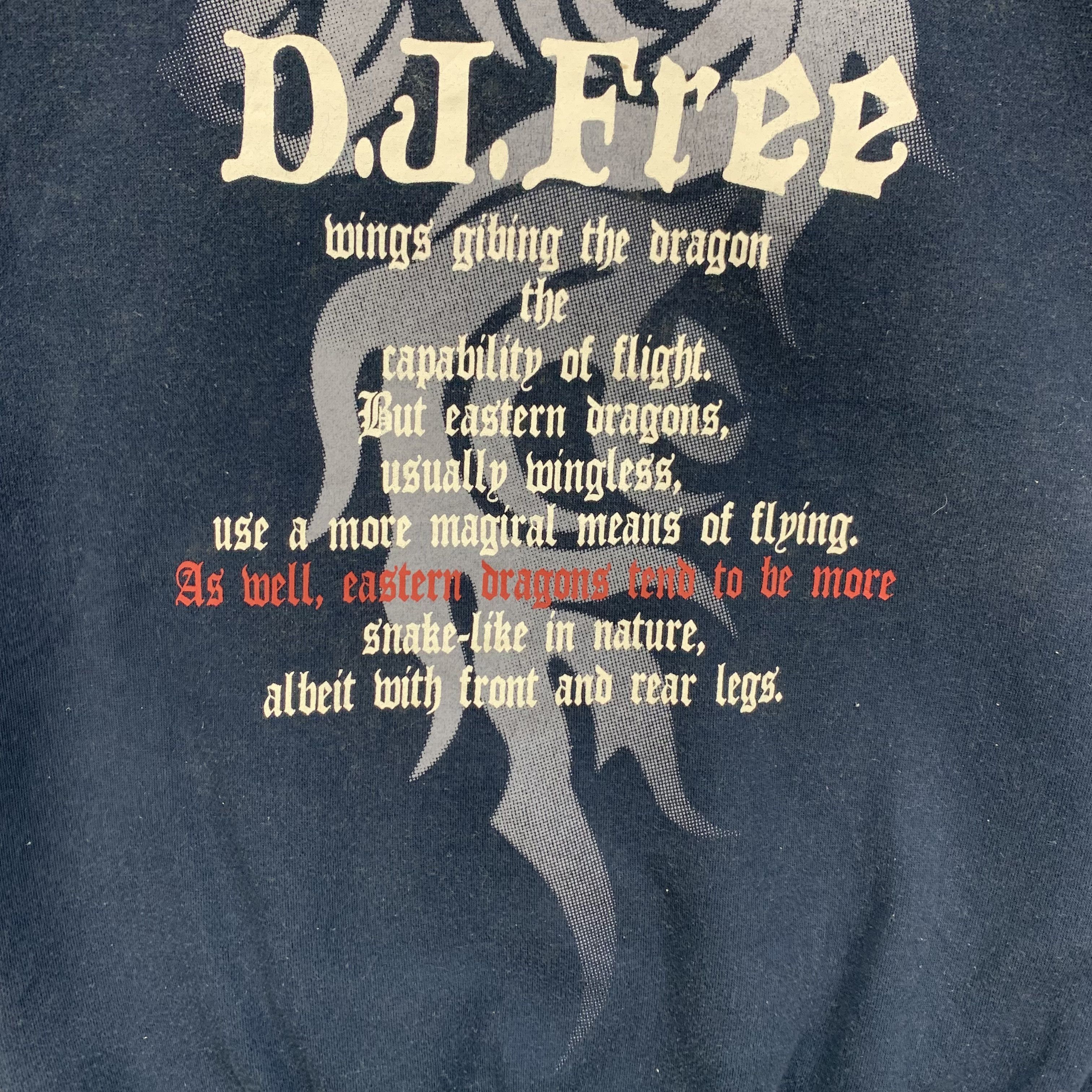 Japanese Brand DJ Free Graphic Sweatshirt #4379-151 Size US M / EU 48-50 / 2 - 3 Thumbnail