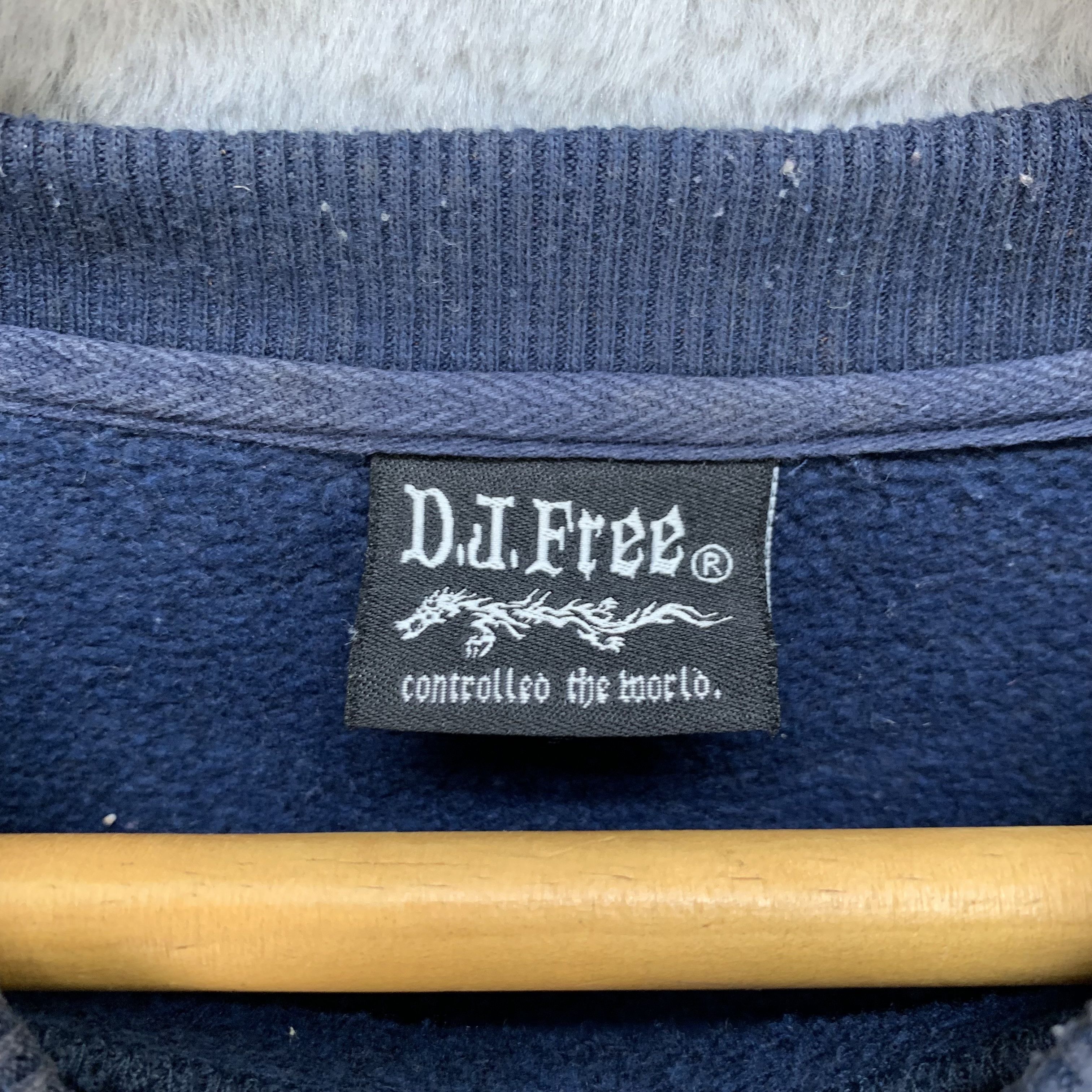 Japanese Brand DJ Free Graphic Sweatshirt #4379-151 Size US M / EU 48-50 / 2 - 6 Thumbnail