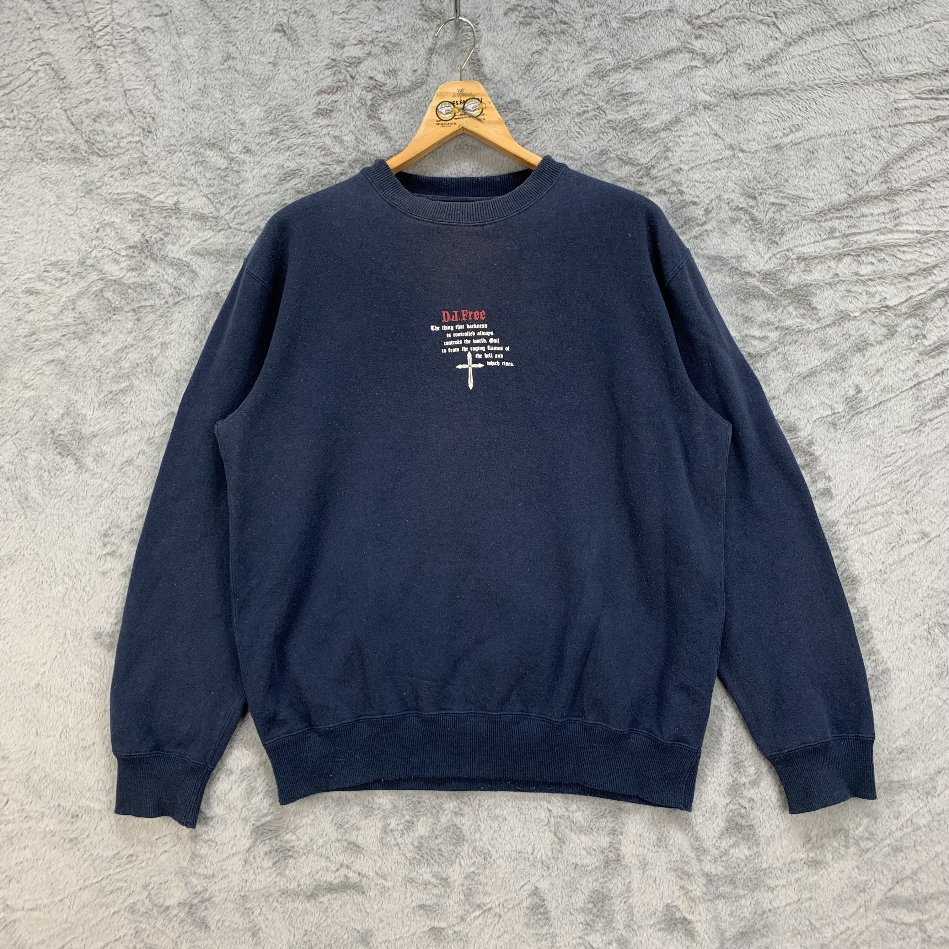 Japanese Brand DJ Free Graphic Sweatshirt #4379-151 Size US M / EU 48-50 / 2 - 4 Thumbnail