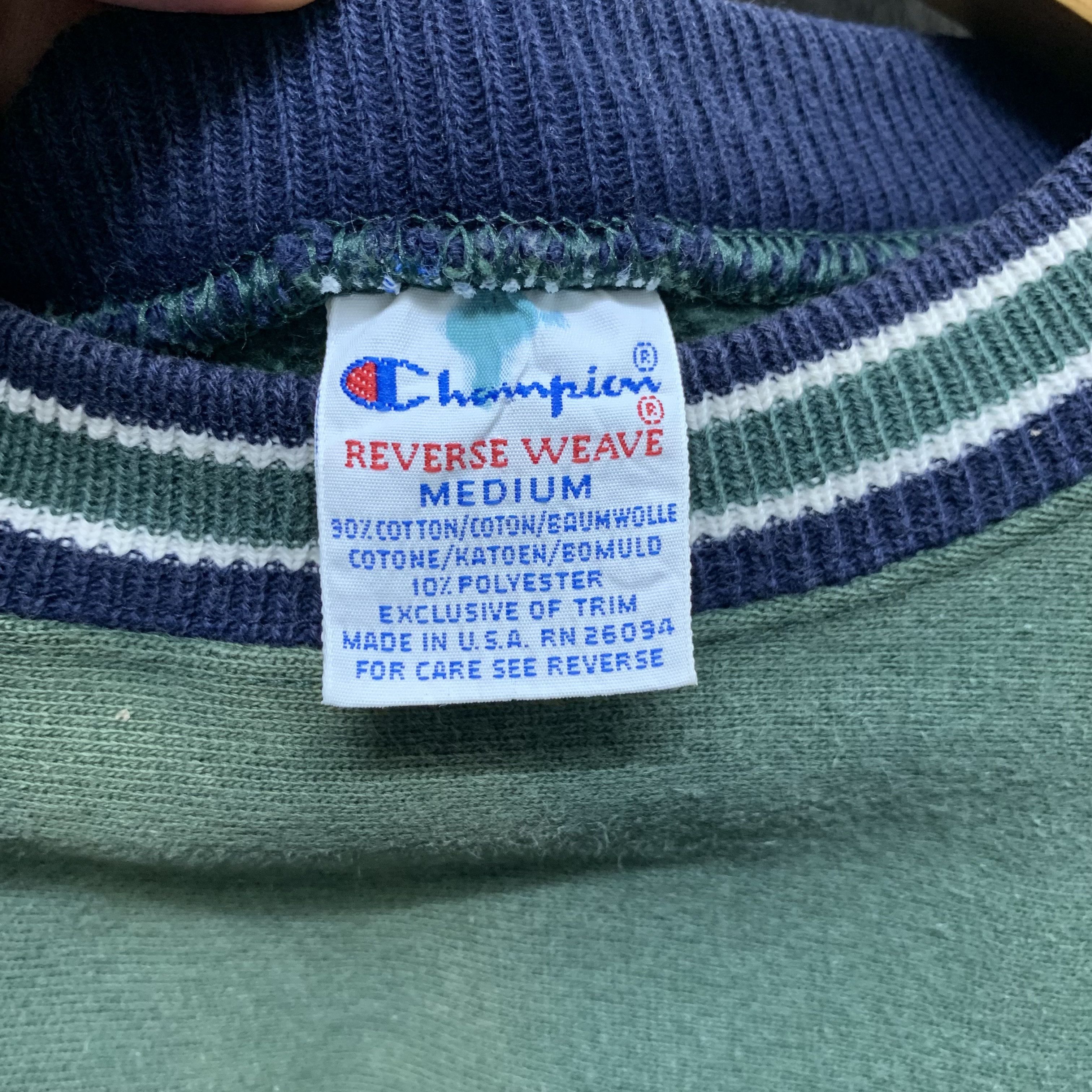 Champion Champion Reverse Weave Crewneck Green Sweatshirts #4345-151 Size US M / EU 48-50 / 2 - 6 Thumbnail