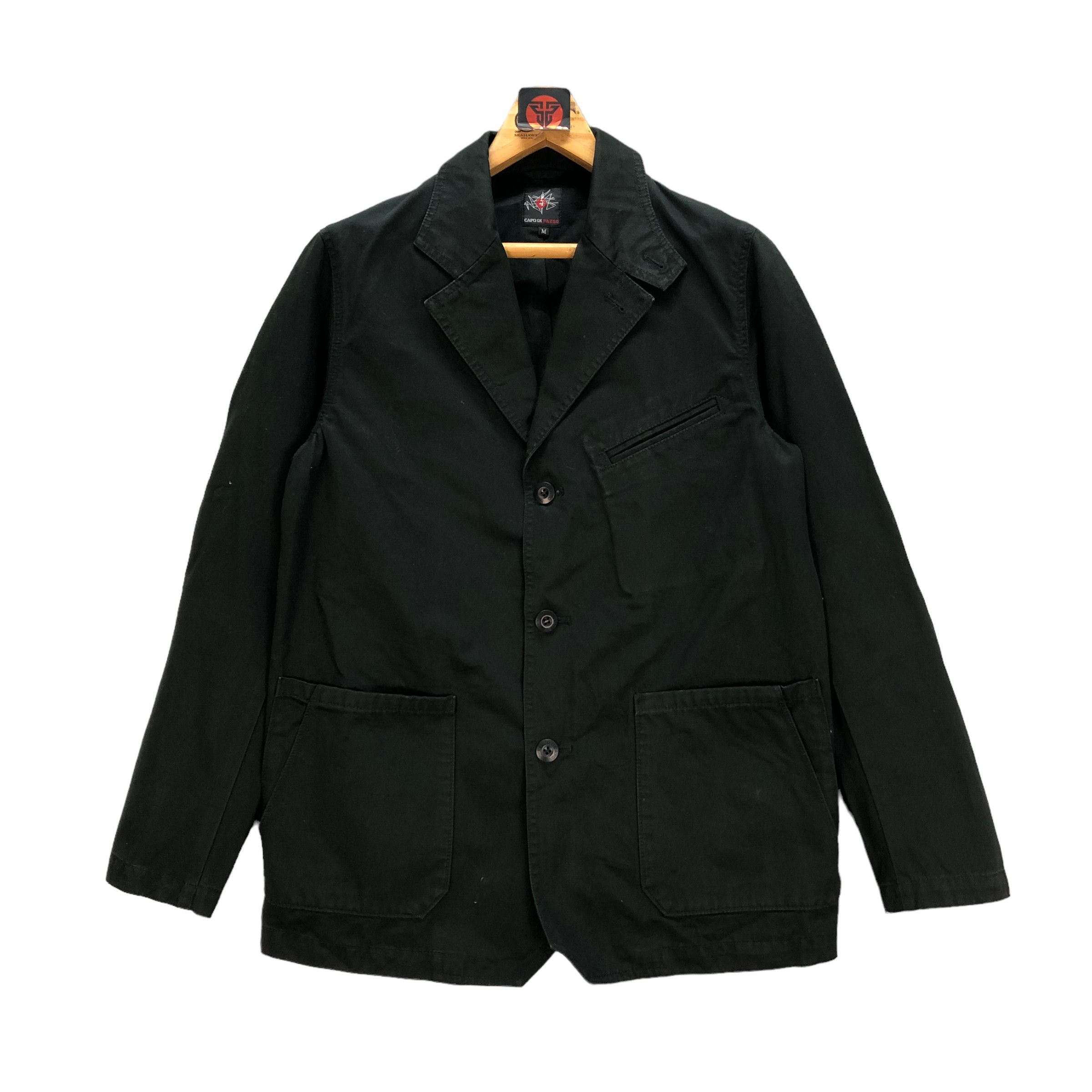 Japanese Brand CAPO DI PAZZO CHORE JACKET #7176-115 Size US M / EU 48-50 / 2 - 1 Thumbnail