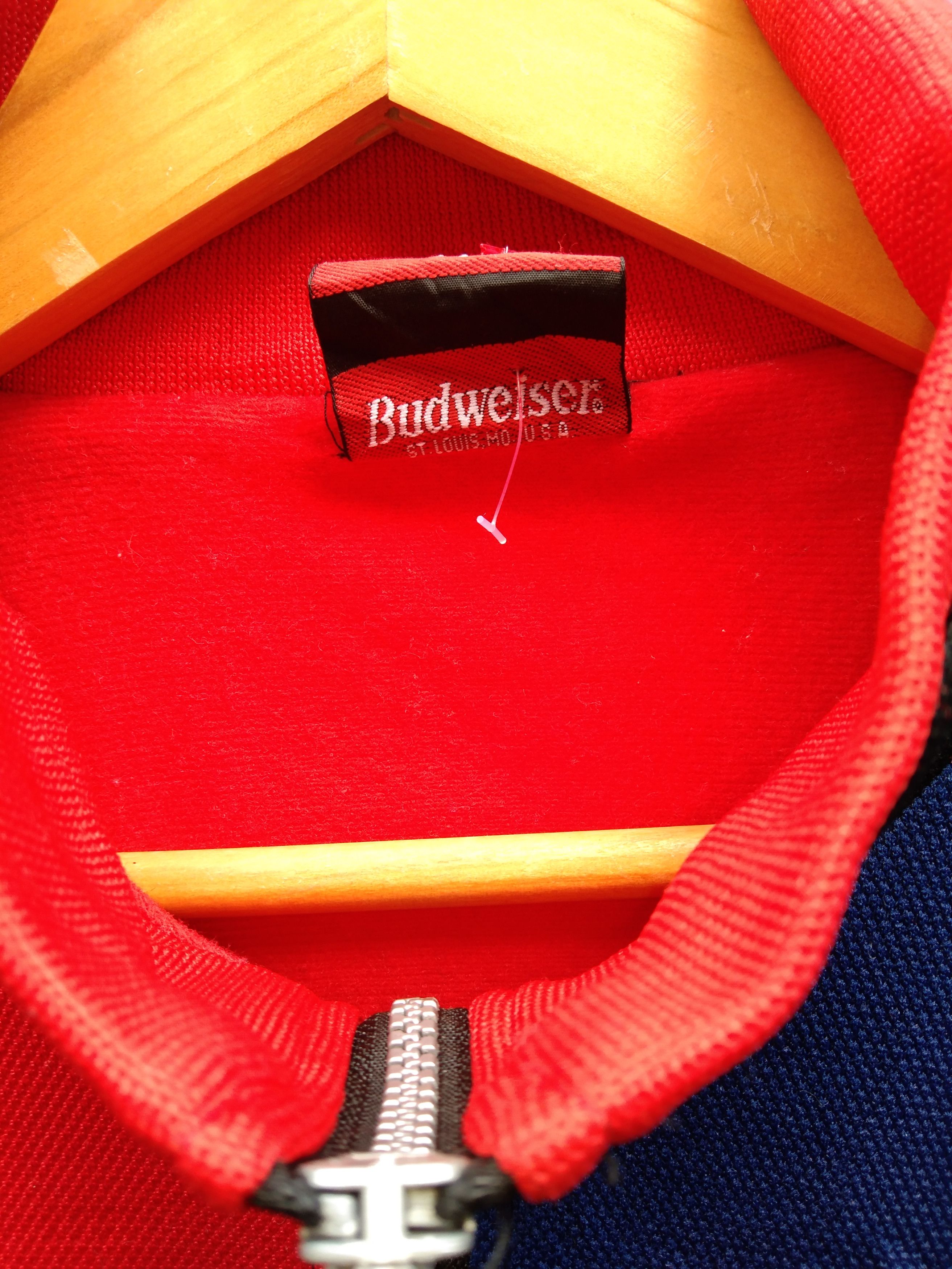 Vintage Budweiser Racing Sport Jacket Size US XL / EU 56 / 4 - 10 Thumbnail