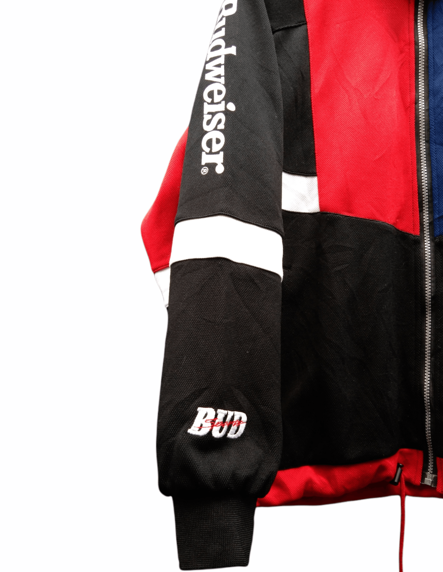 Vintage Budweiser Racing Sport Jacket Size US XL / EU 56 / 4 - 2 Thumbnail