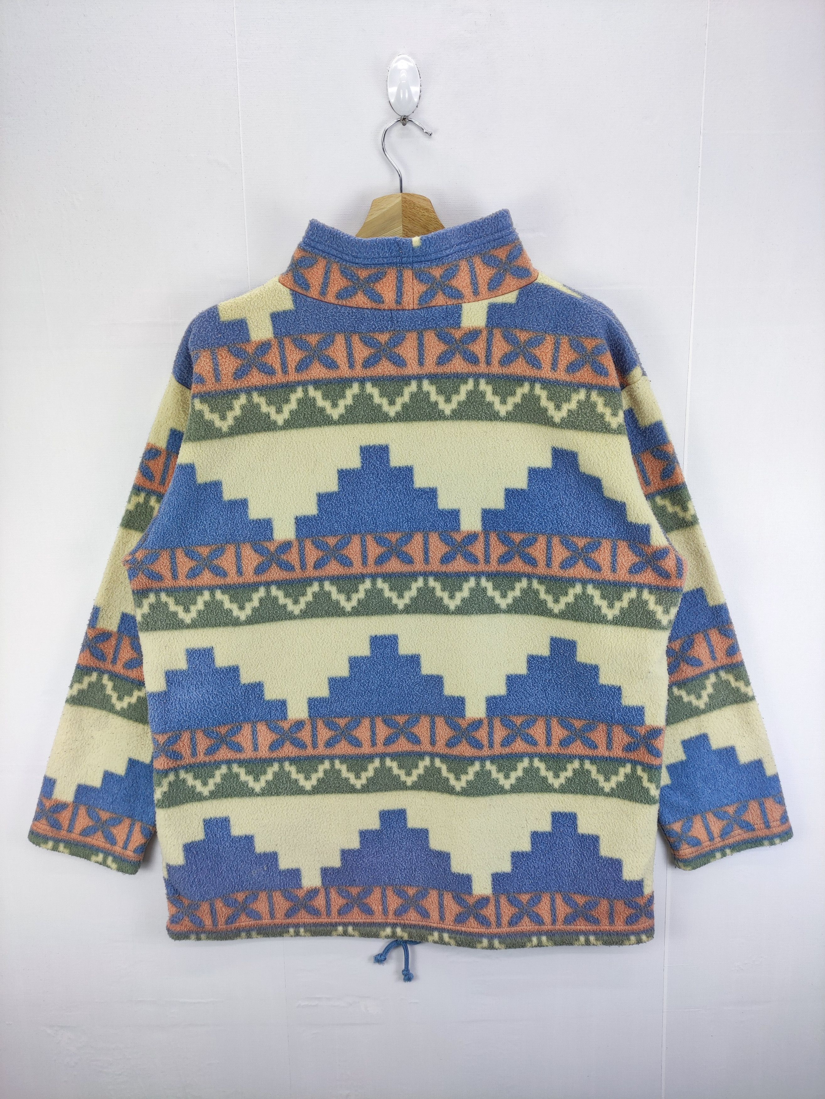 Japanese Brand Vintage Navajo Design CP Tokyo International Pullover Fleece Size US M / EU 48-50 / 2 - 6 Thumbnail