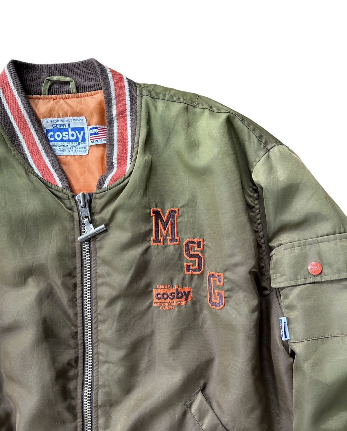 Vintage Gerry Cosby Bomber Jacket Military Style Size US L / EU 52-54 / 3 - 3 Thumbnail
