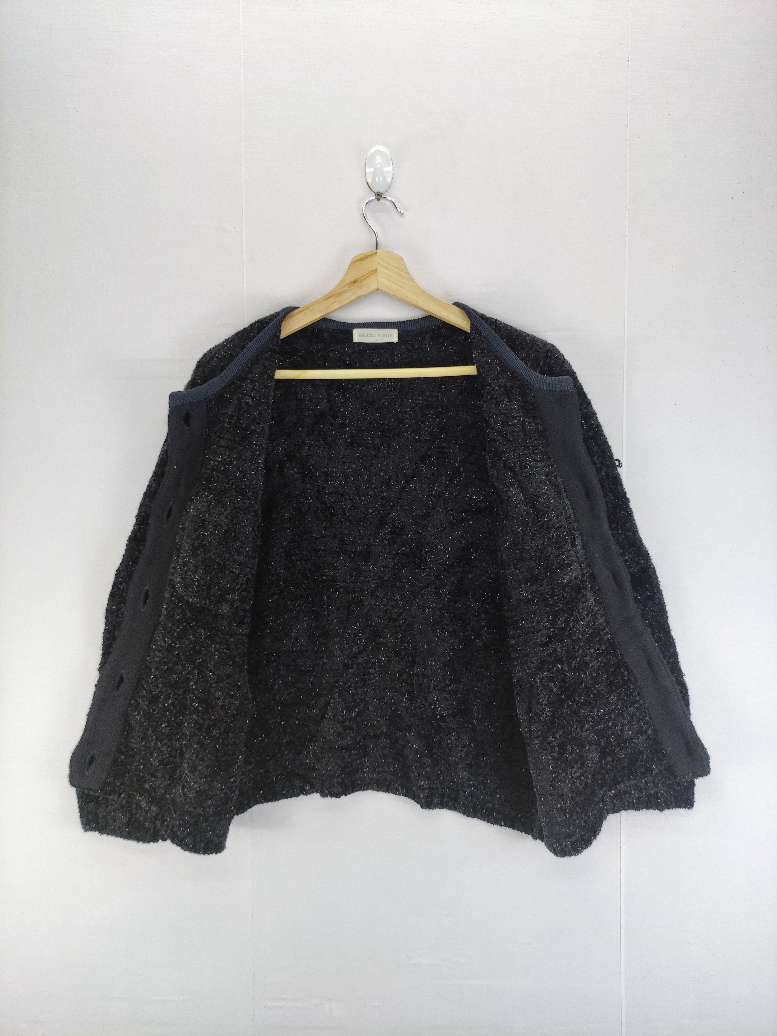 Japanese Brand Vintage Cardigan Jacket Tweed By Mezzo Forte Size M / US 6-8 / IT 42-44 - 3 Thumbnail