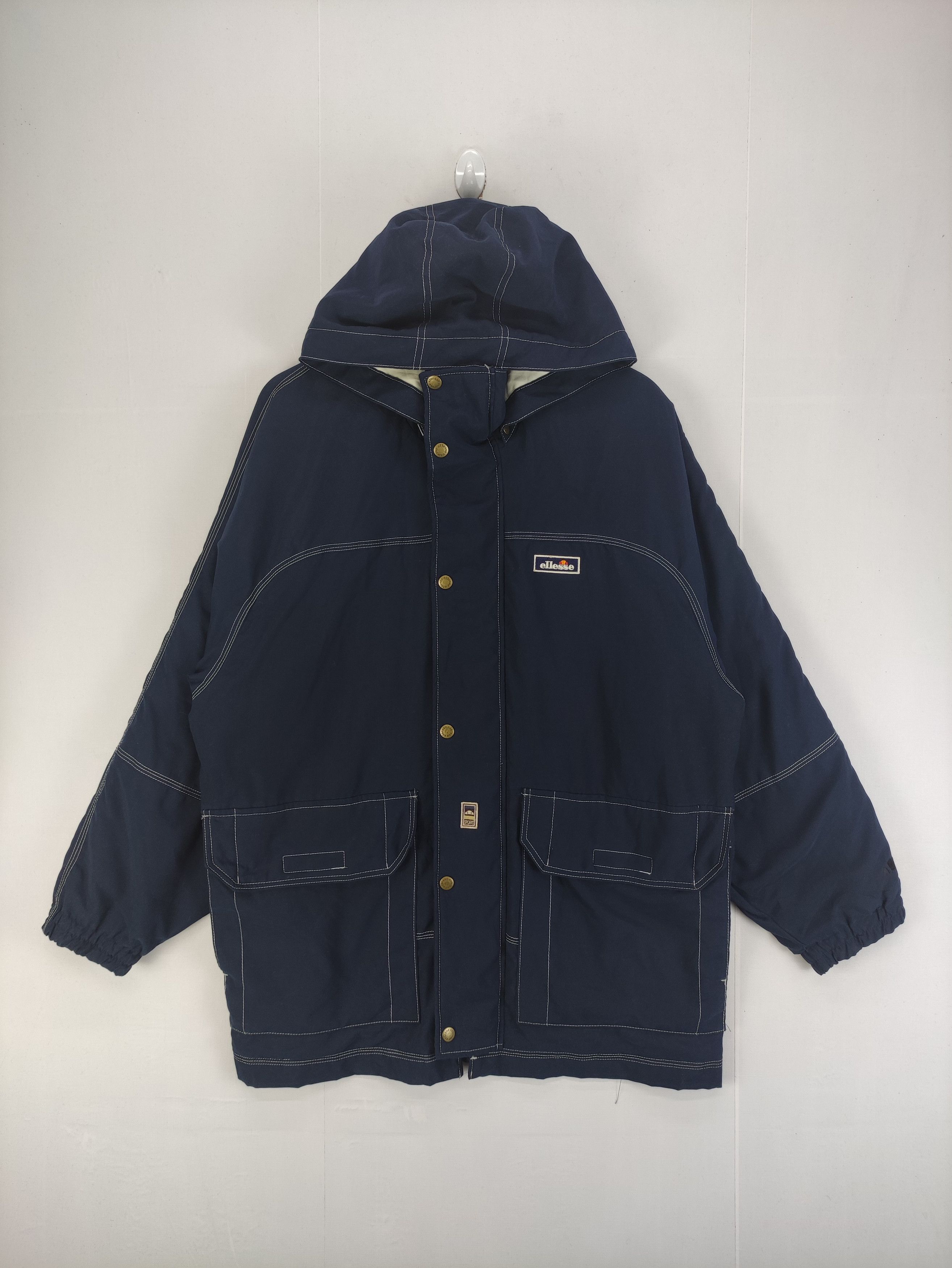 image of Ellesse Sports Wear Jacket With Hoodie, Men's (Size 2XL)