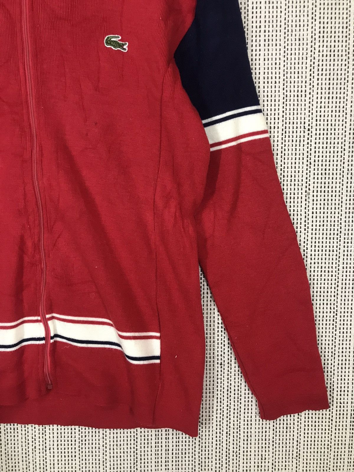‼️VINTAGE 70s LACOSTER SWEATER WOOL MATERIAL VERY RARE