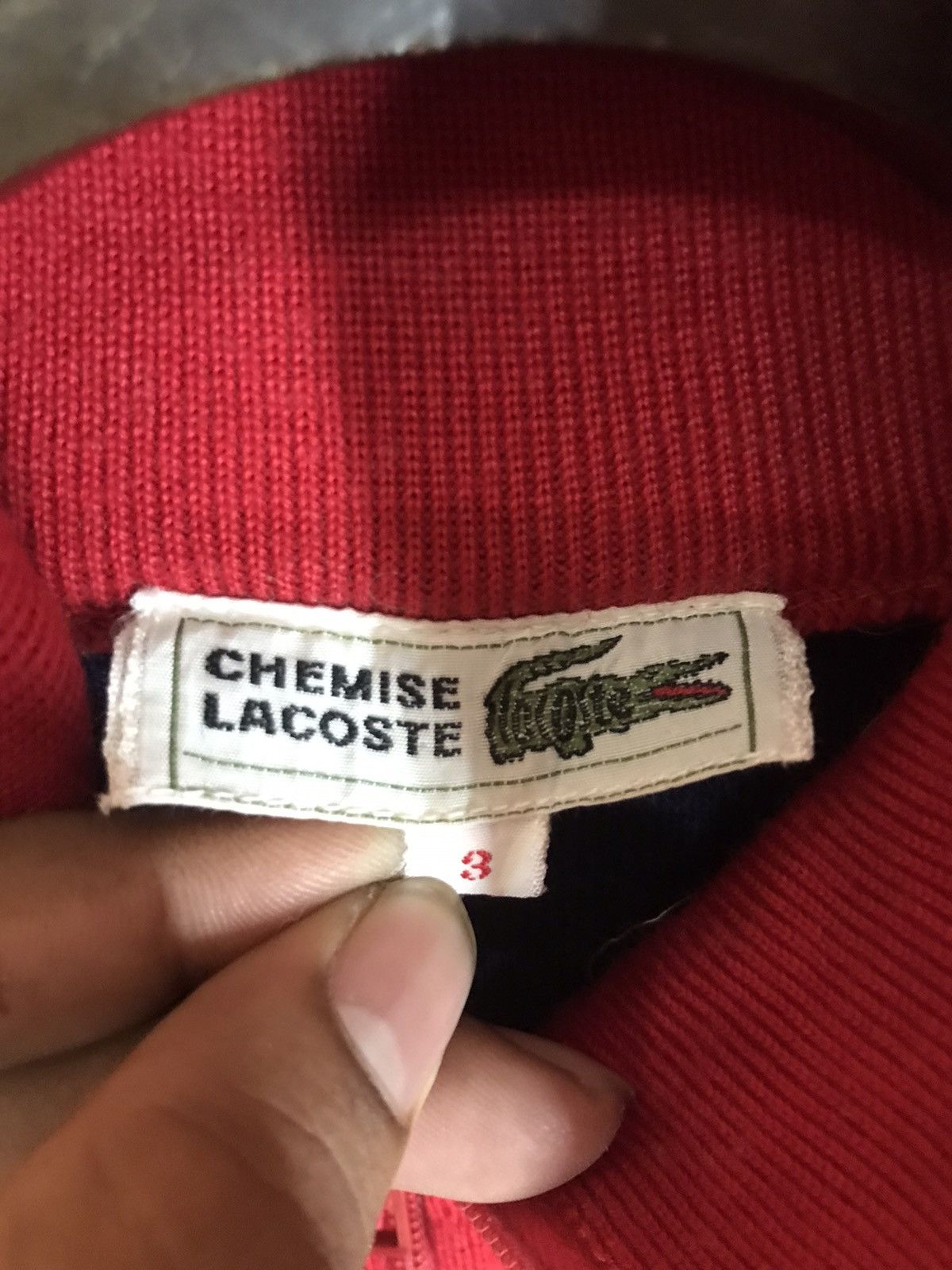 ‼️VINTAGE 70s LACOSTER SWEATER WOOL MATERIAL VERY RARE
