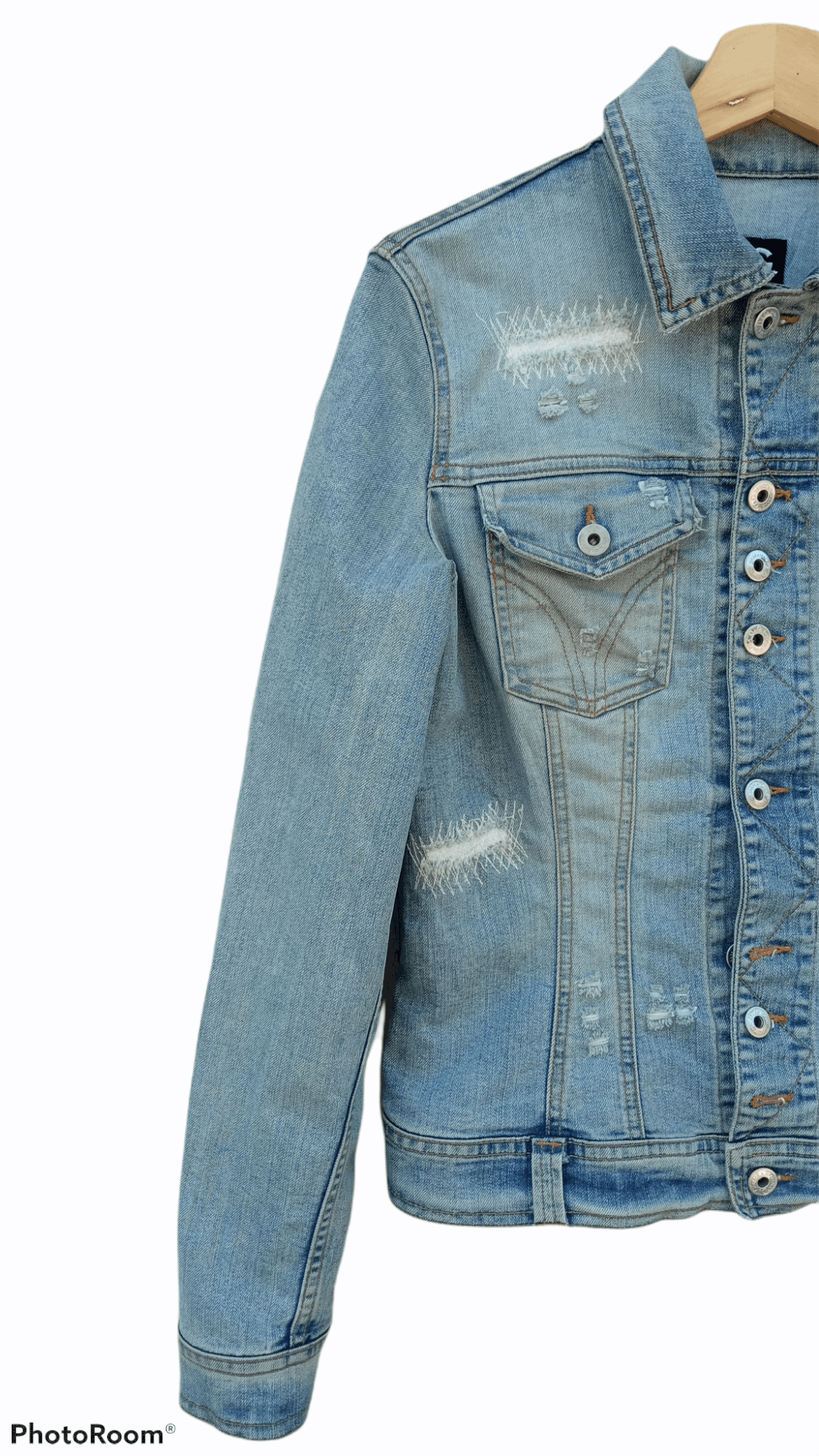 Dolce & Gabbana 🔥🔥D&G Dolce & Gabbana Distressed Denim Trucker Jacket Size US XS / EU 42 / 0 - 5 Thumbnail