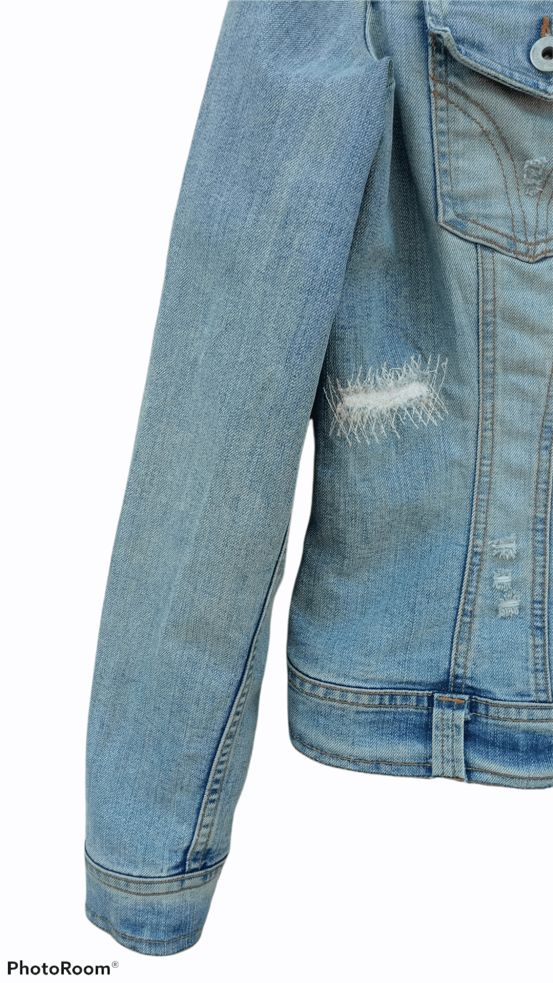 Dolce & Gabbana 🔥🔥D&G Dolce & Gabbana Distressed Denim Trucker Jacket Size US XS / EU 42 / 0 - 9 Thumbnail