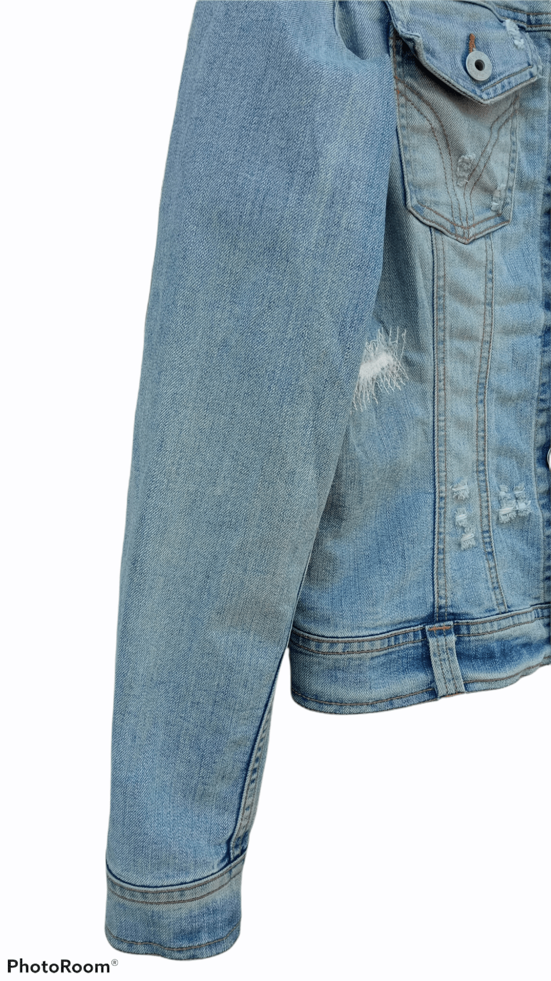 Dolce & Gabbana 🔥🔥D&G Dolce & Gabbana Distressed Denim Trucker Jacket Size US XS / EU 42 / 0 - 8 Thumbnail
