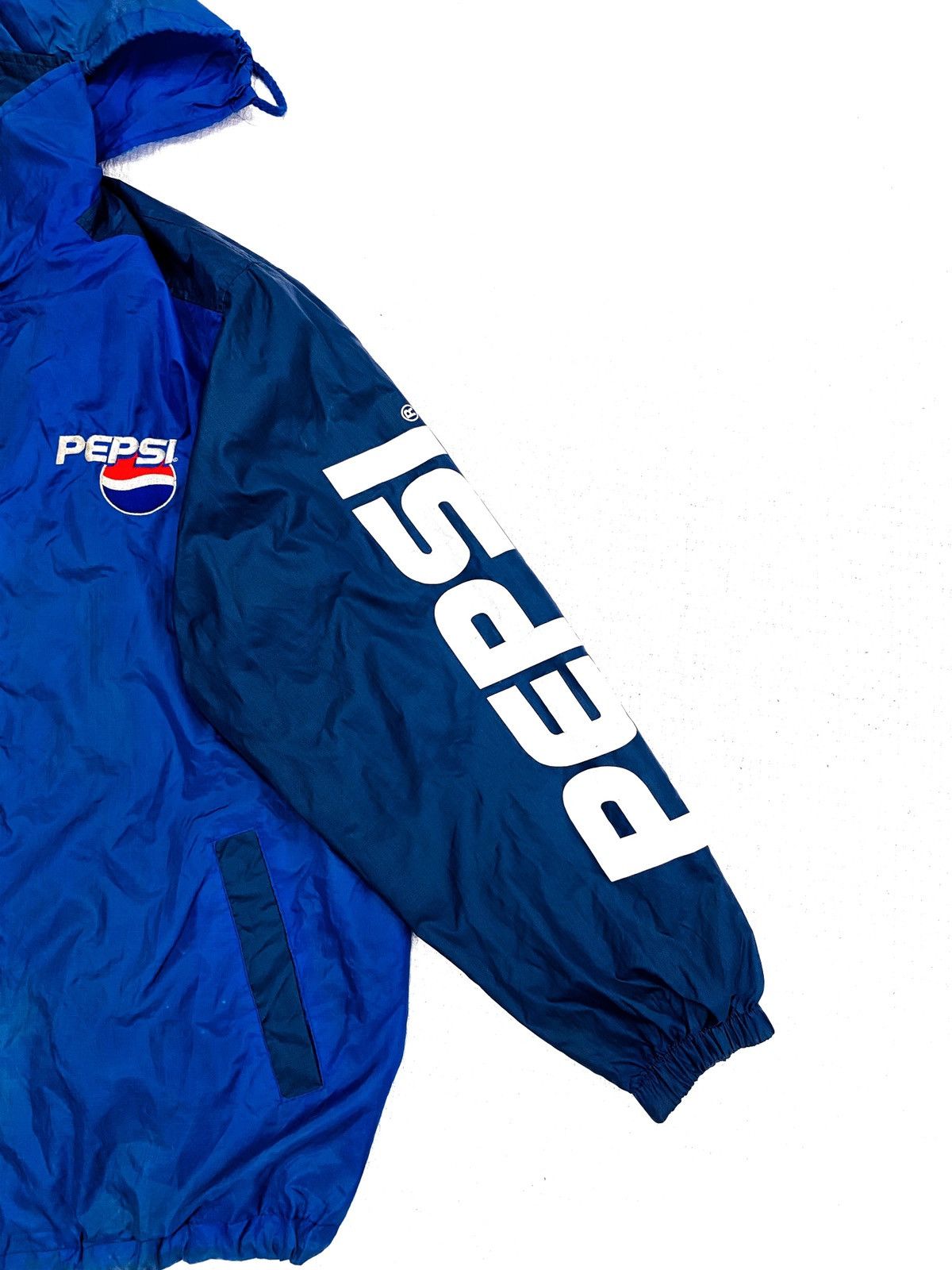 Pepsi × Vintage Vintage Pepsi Windbreaker big Logo Size US L / EU 52-54 / 3 - 4 Thumbnail