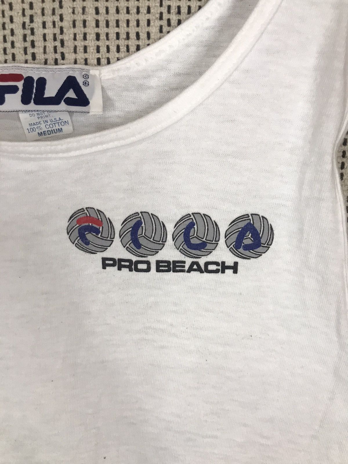 Fila × Vintage ‼️VINTAGE 80s FILA PRO BEACH TANKTOP MADE IN USA‼️ Size US M / EU 48-50 / 2 - 3 Thumbnail