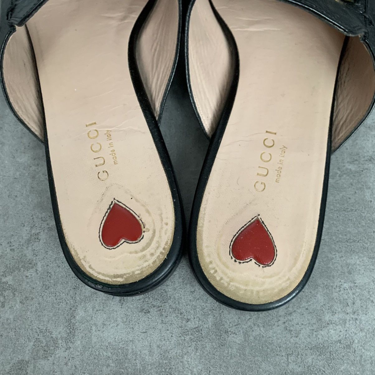 Gucci GUCCI Slides Slippers Horsebit Princetown Sandals Black Size US 8.5 / IT 38.5 - 6 Thumbnail