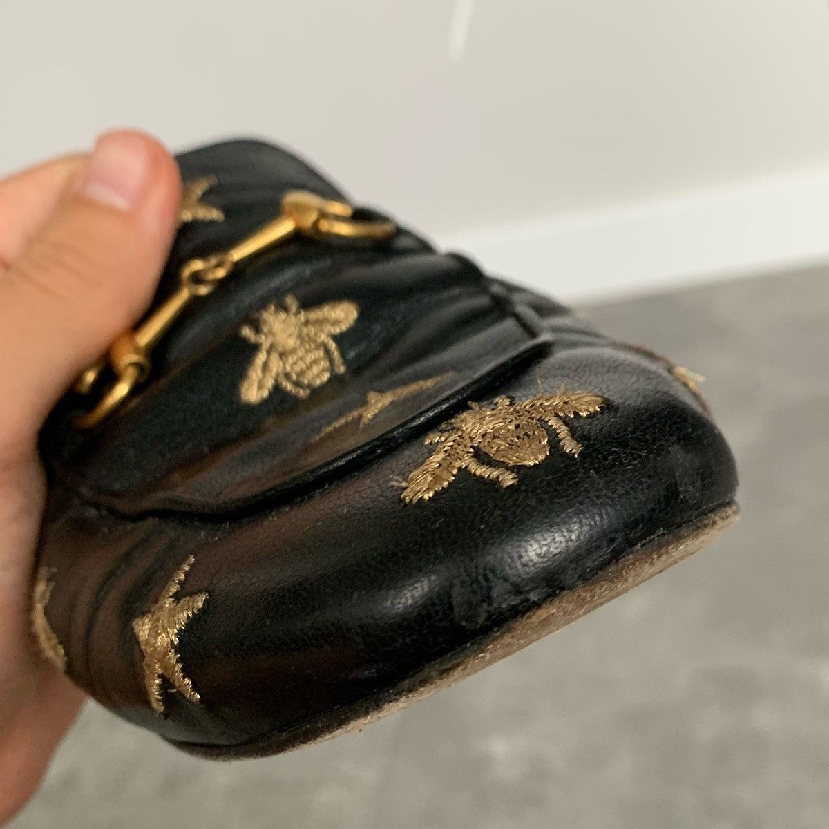 Gucci GUCCI Slides Slippers Horsebit Princetown Sandals Black Size US 8.5 / IT 38.5 - 11 Thumbnail