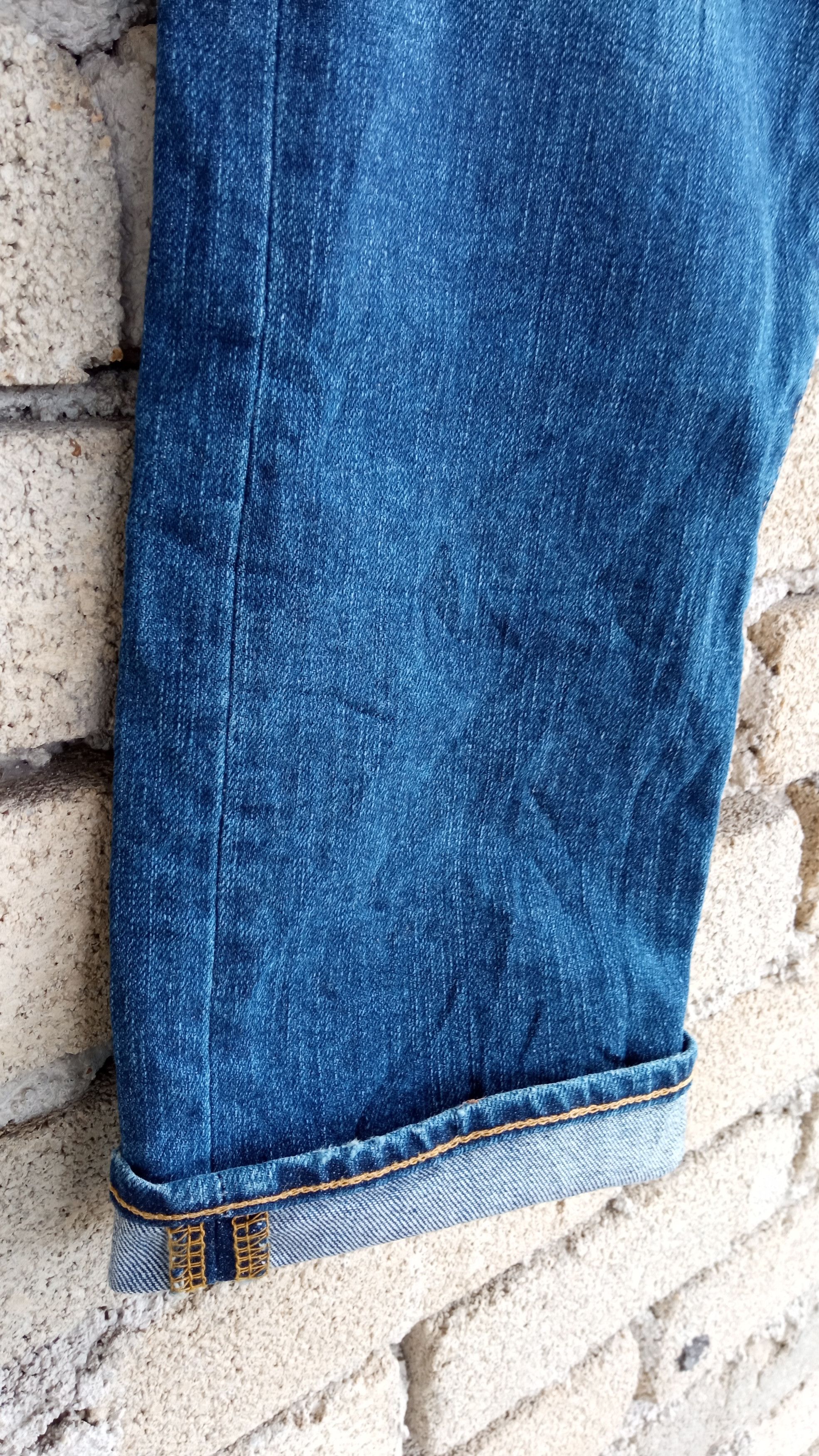 Japan Blue × Japanese Brand 🔥🔥Japan Blue Santa Monica Patchwork Distressed Jeans Denim Size US 33 - 12 Thumbnail