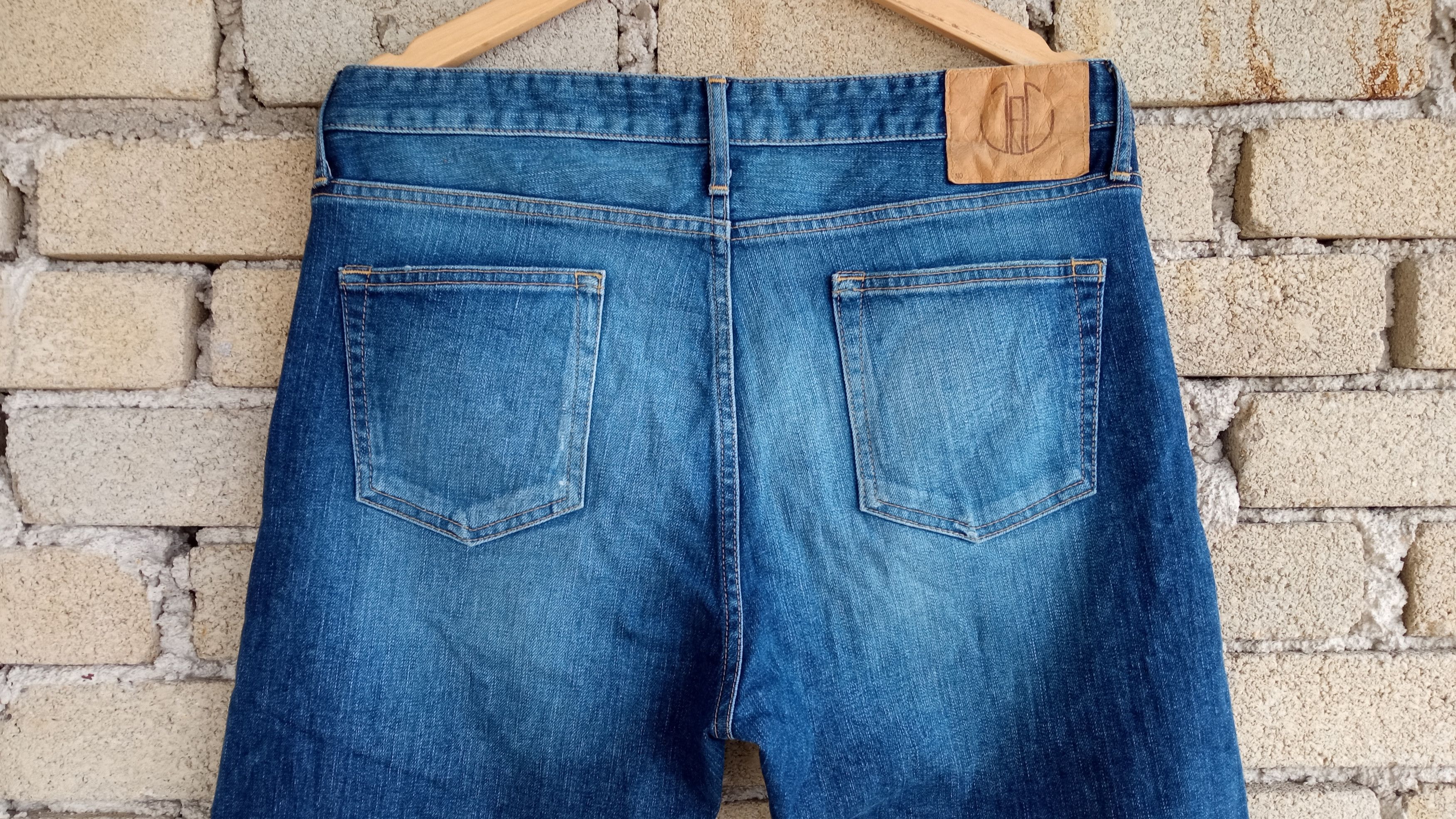 Japan Blue × Japanese Brand 🔥🔥Japan Blue Santa Monica Patchwork Distressed Jeans Denim Size US 33 - 14 Thumbnail