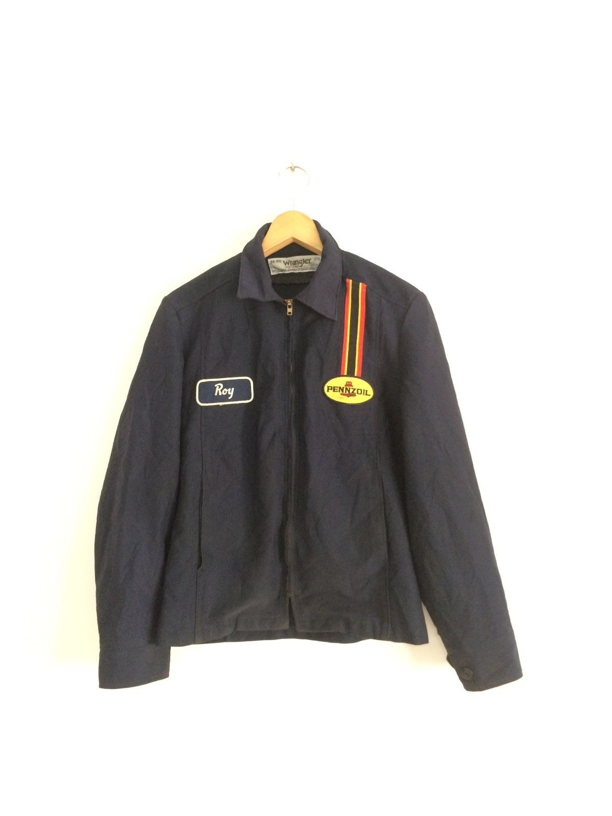 Vintage × Wrangler 🔥🔥Vintage Wrangler x Pennzoil Workers Jacket Size US M / EU 48-50 / 2 - 1 Thumbnail