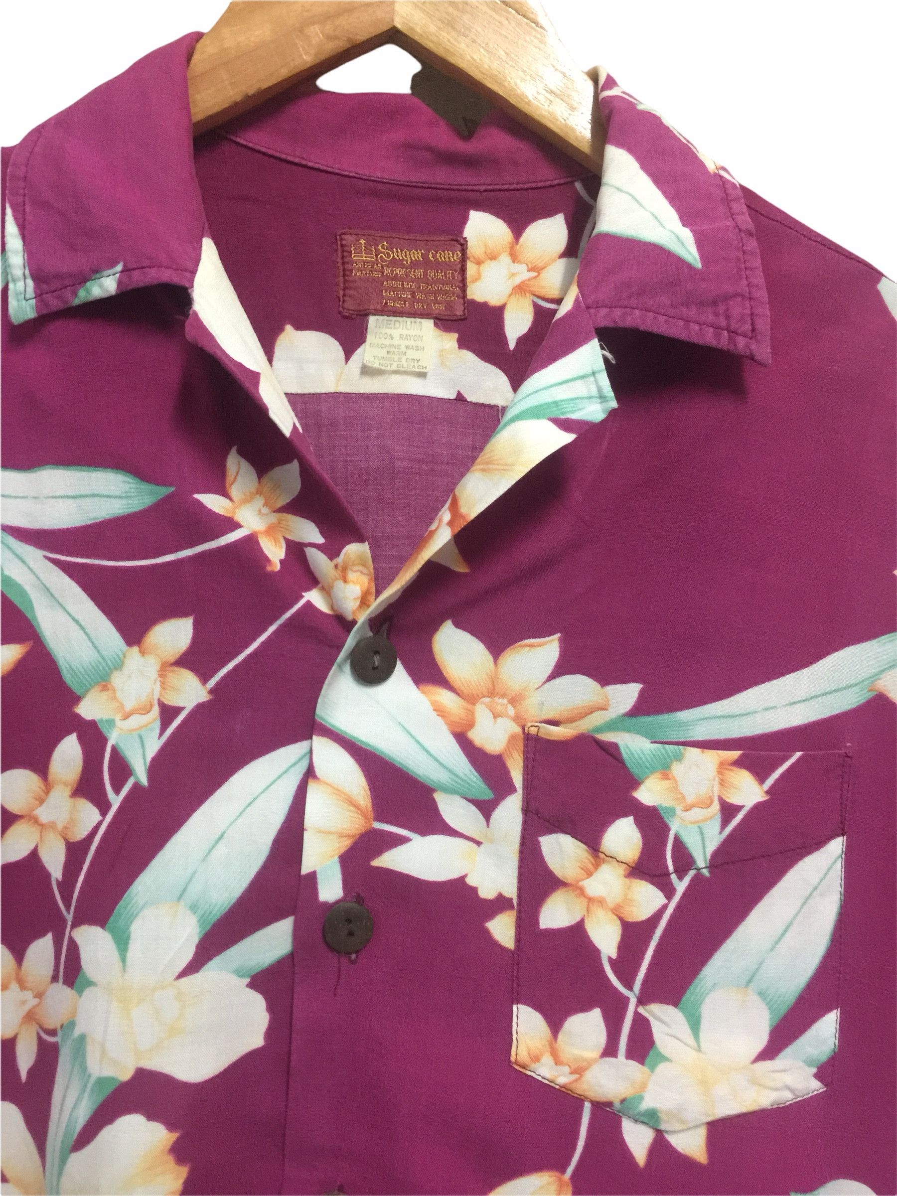 Sugar Cane Rare🔥🔥 Vintage Sugar Cane Hawaiian Shirt Rayon Size US M / EU 48-50 / 2 - 3 Thumbnail