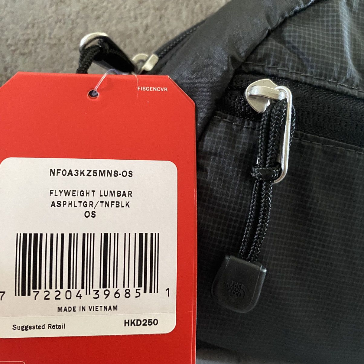 The North Face THE NORTH FACE FLYWEIGHT LUMBAR BAG BLACK Size ONE SIZE - 4 Thumbnail