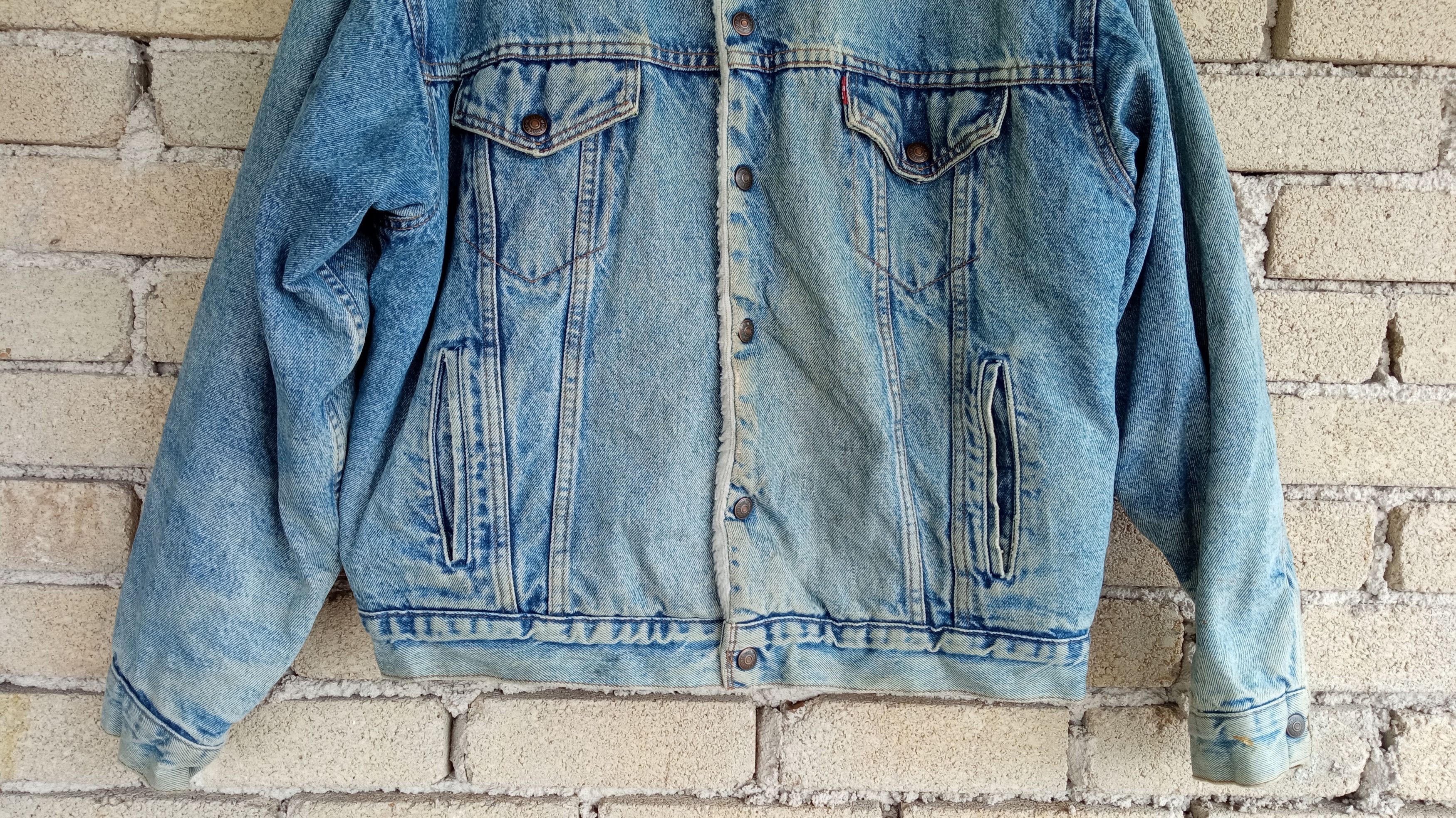 Levi's × Vintage 🔥🔥Vintage 80s Levi's Sherpa Trucker Denim Jacket Size US L / EU 52-54 / 3 - 13 Thumbnail