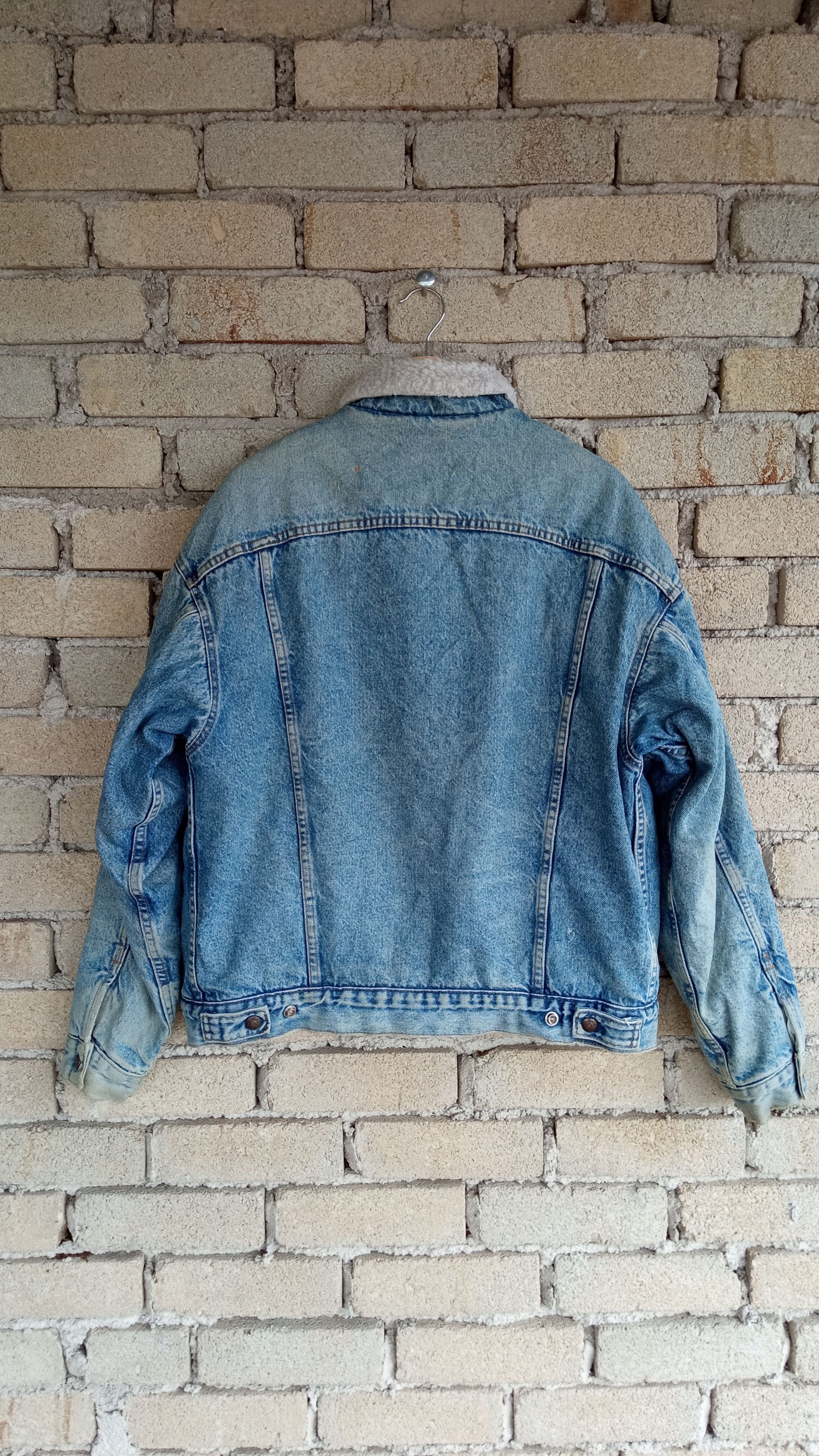 Levi's × Vintage 🔥🔥Vintage 80s Levi's Sherpa Trucker Denim Jacket Size US L / EU 52-54 / 3 - 18 Thumbnail