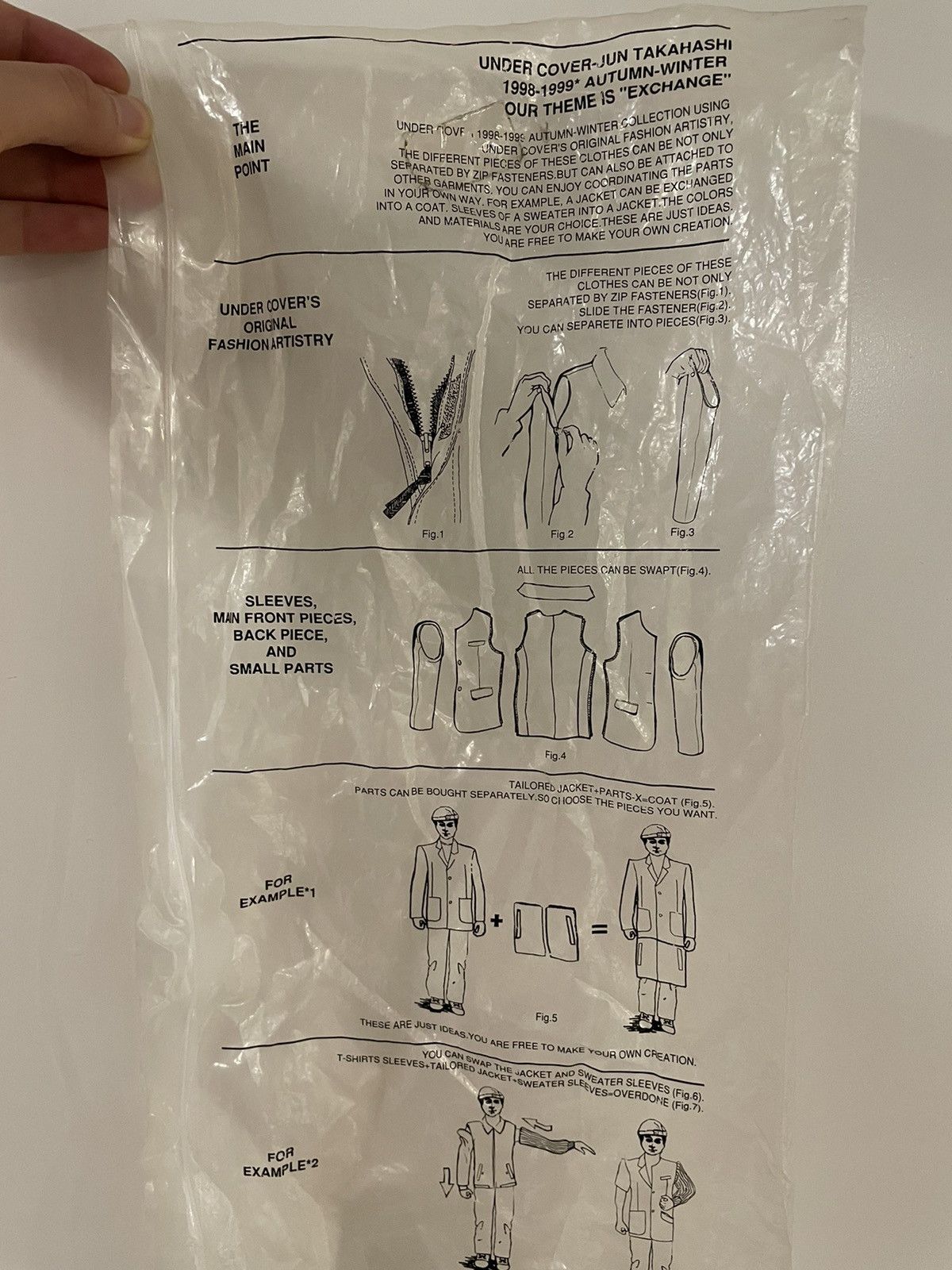 Undercover *RARE COMPLETE SET AW98-99 Jacket/Sweater/Parts L Size US L / EU 52-54 / 3 - 15 Thumbnail