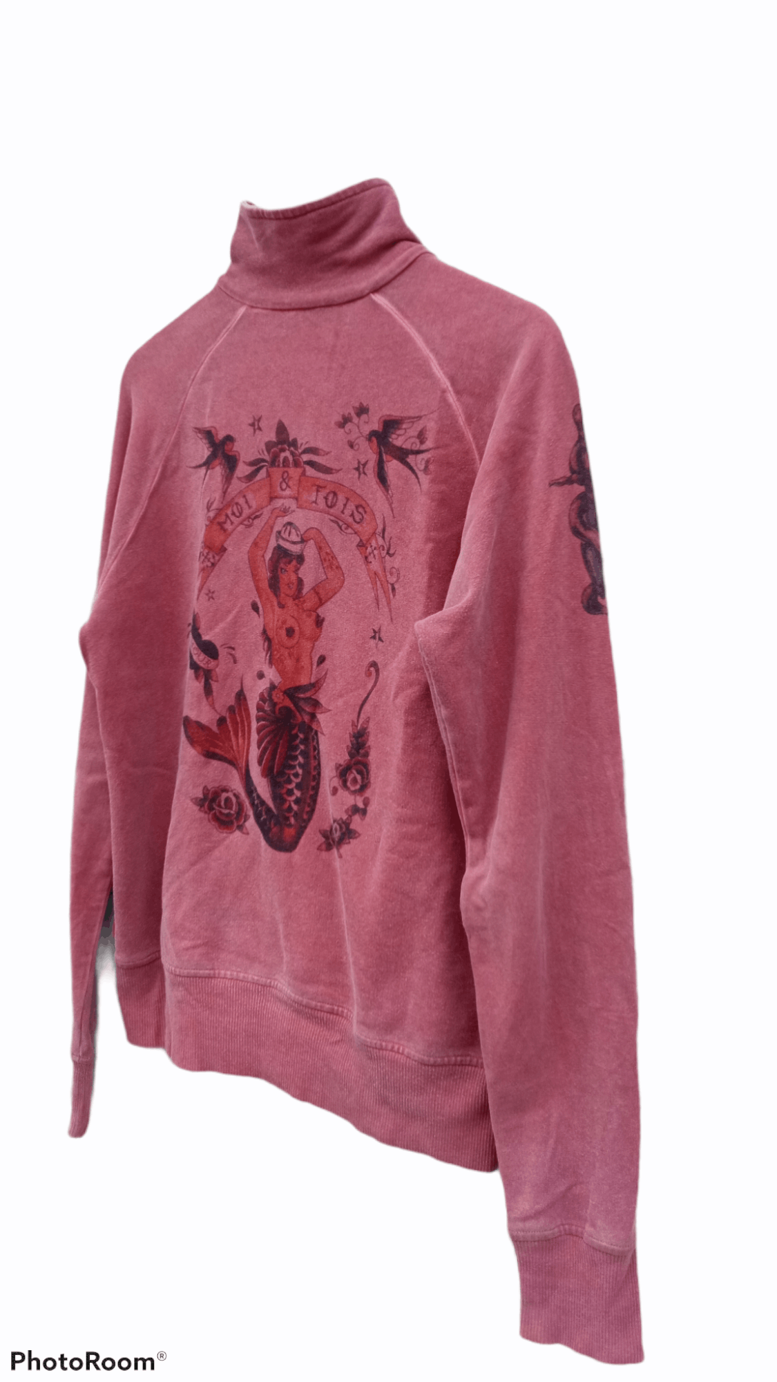 Hugo Boss × Vintage 🔥🔥Vintage Hugo Boss Tattoo Printed Sweater Jacket Size US M / EU 48-50 / 2 - 14 Thumbnail
