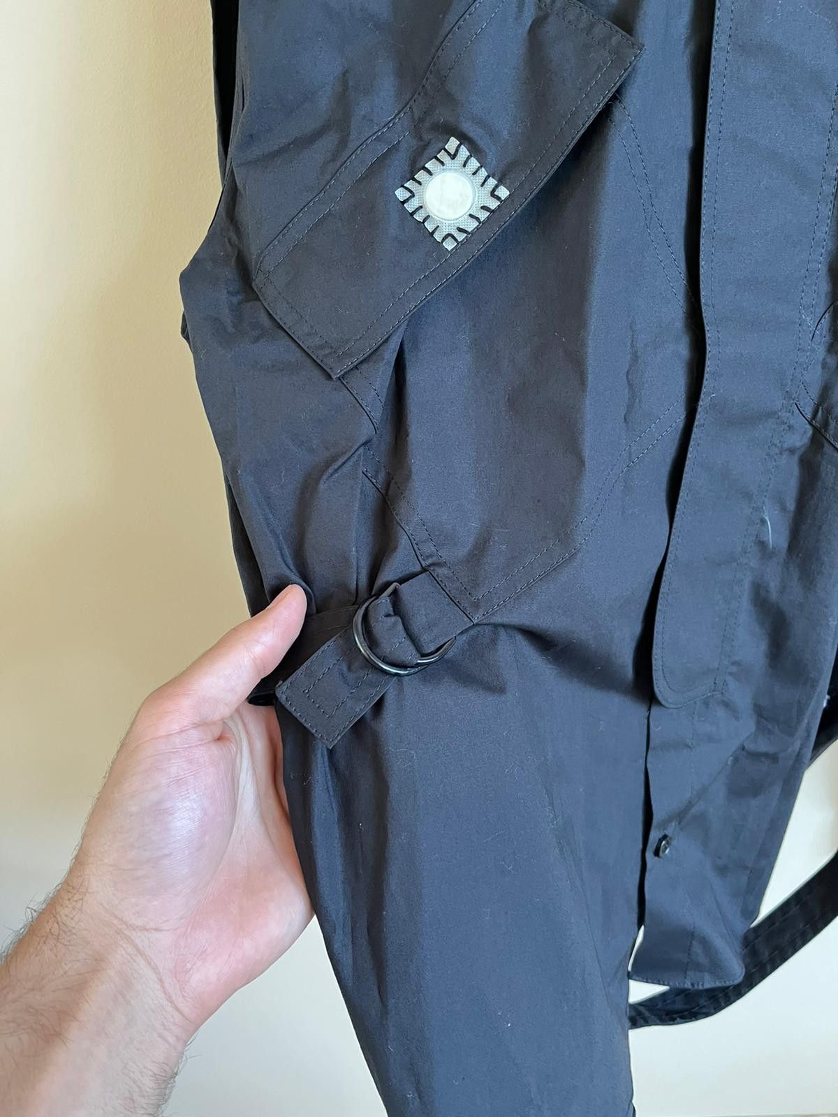 JW Anderson Patch Pocket Shirt with Belt in Black Size US M / EU 48-50 / 2 - 7 Thumbnail