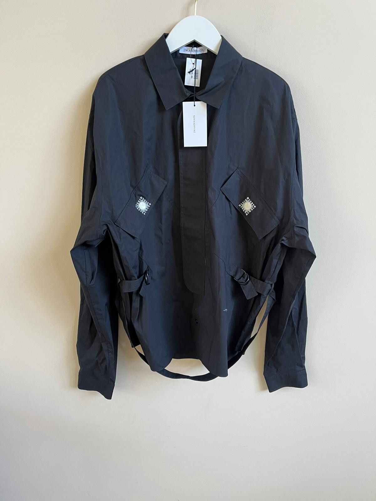 JW Anderson Patch Pocket Shirt with Belt in Black Size US M / EU 48-50 / 2 - 6 Thumbnail