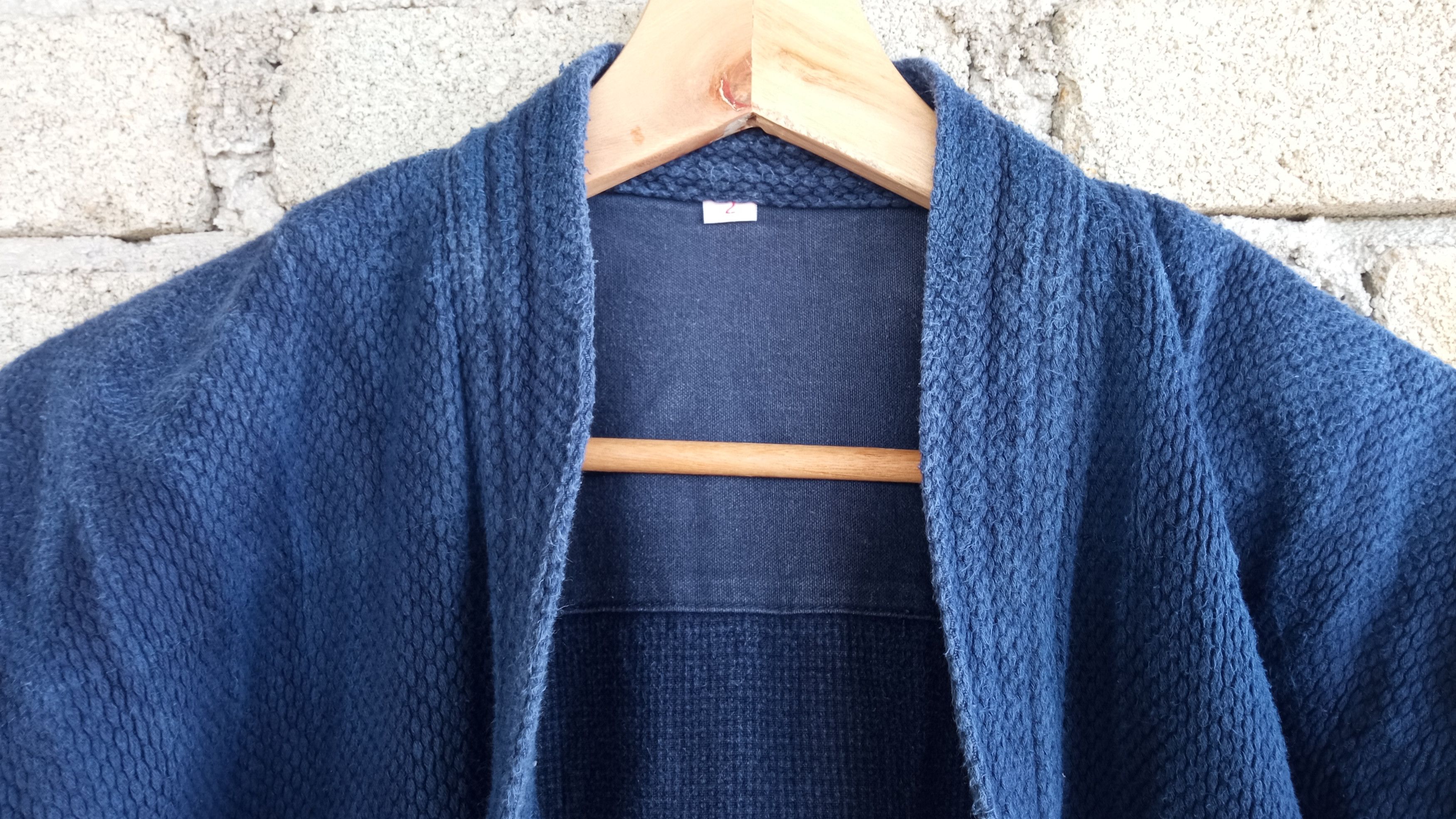 Indigo × Japanese Brand 🔥🔥Indigo Dye Sashiko Stitching Kimono Kendo Jacket Size US M / EU 48-50 / 2 - 11 Thumbnail