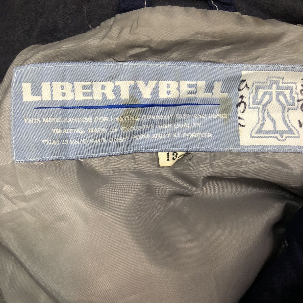 Japanese Brand Vintage Libertybell Embroidery Zipper Ups Hoodie Jacket Size US XL / EU 56 / 4 - 9 Thumbnail