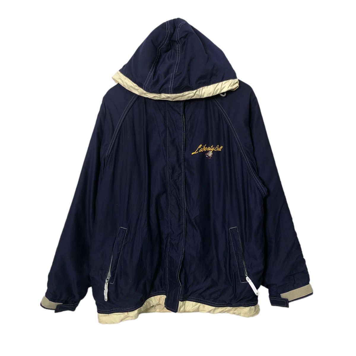 Japanese Brand Vintage Libertybell Embroidery Zipper Ups Hoodie Jacket Size US XL / EU 56 / 4 - 1 Thumbnail