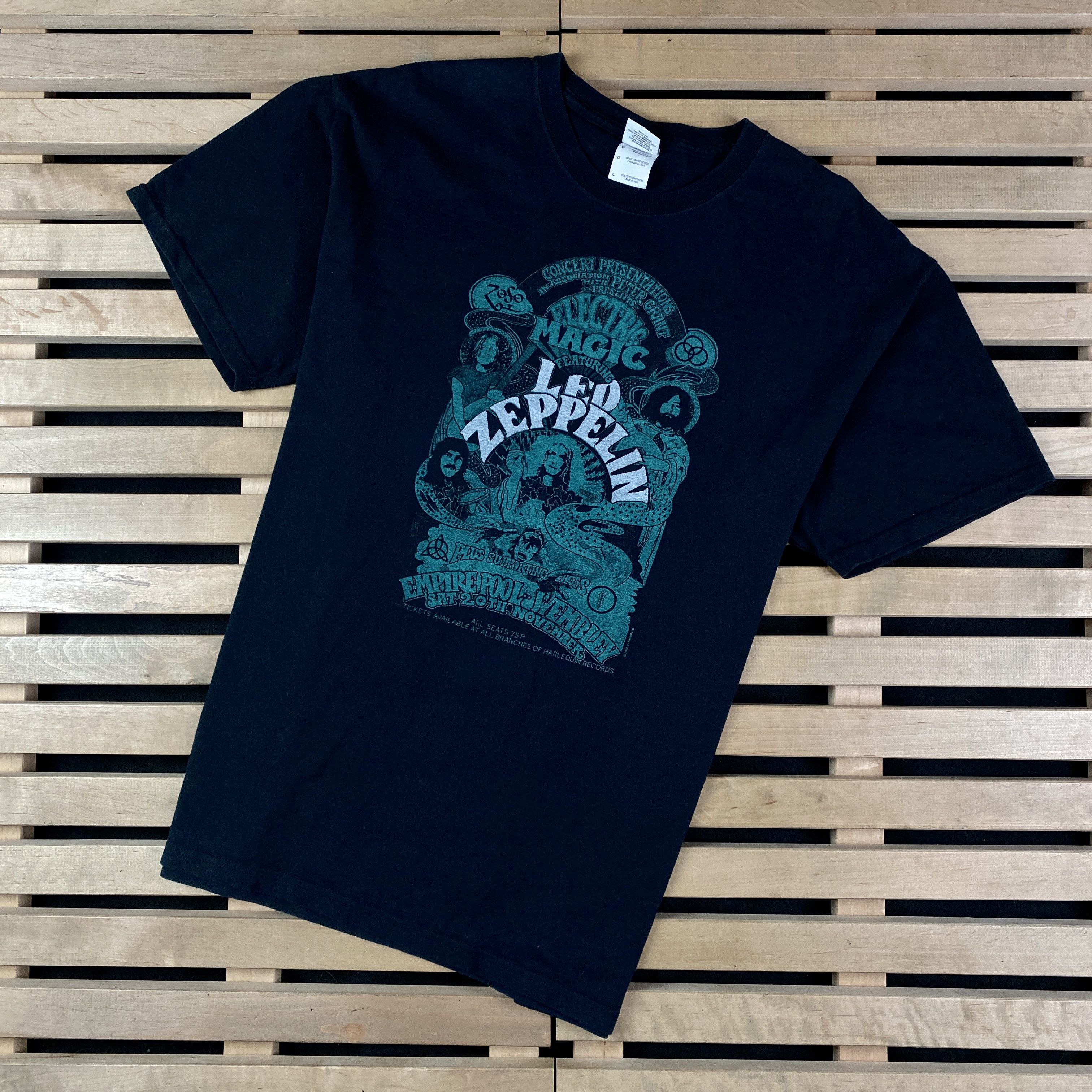 Band Tees × Vintage Men’s Rock T-Shirt Led Zeppelin Vintage Size L Size US L / EU 52-54 / 3 - 1 Thumbnail